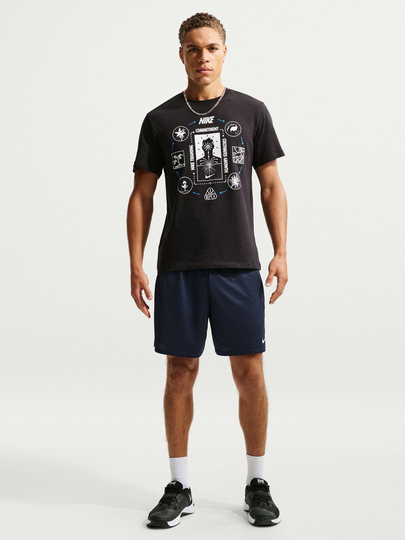 Image 3 of 5 of Nike Mens Training Dri-FIT Flex 7 Inch Short - Navy