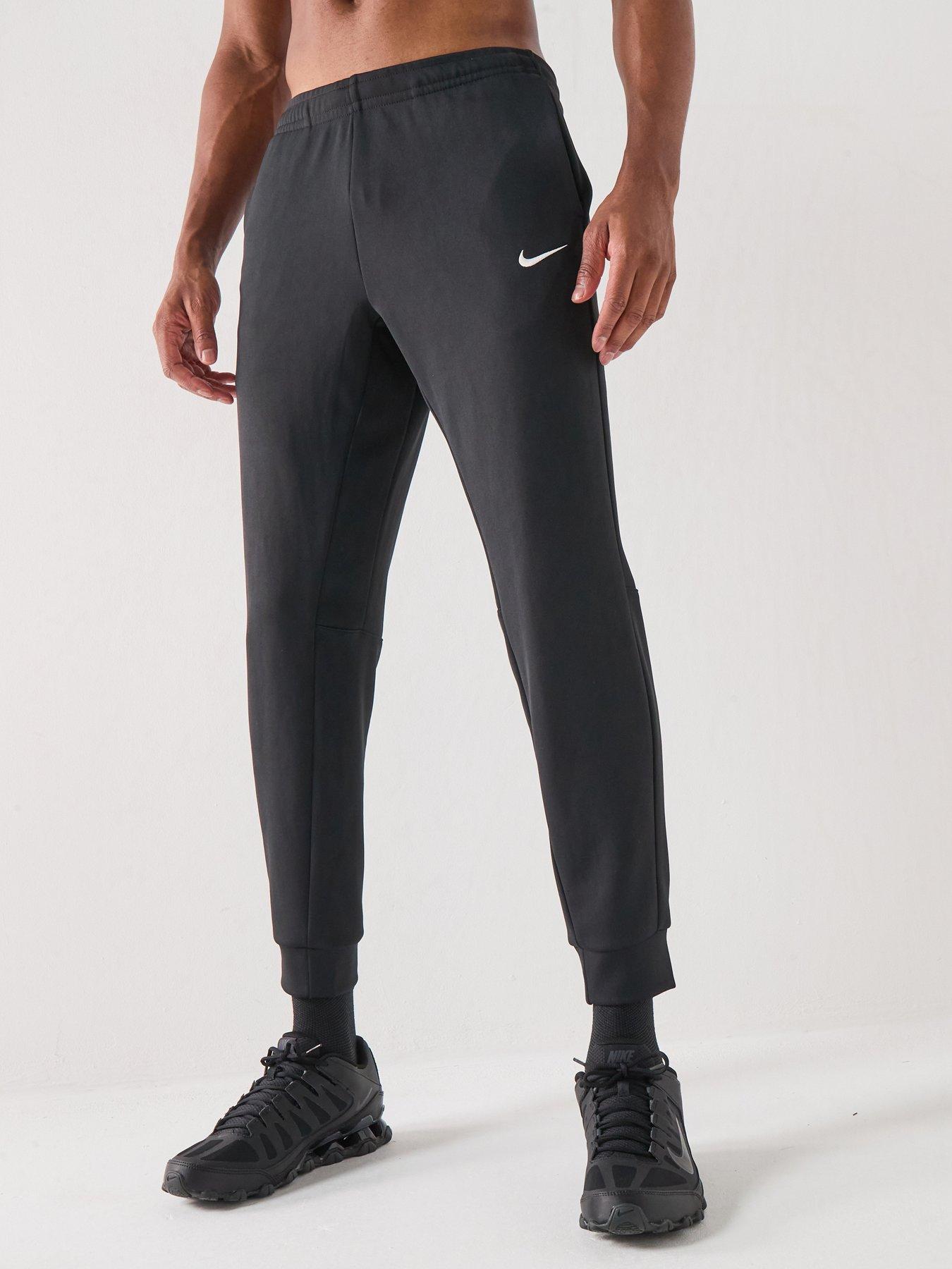 Nike Mens Training Dri-FIT UV Fleece Jogger Pants - Black