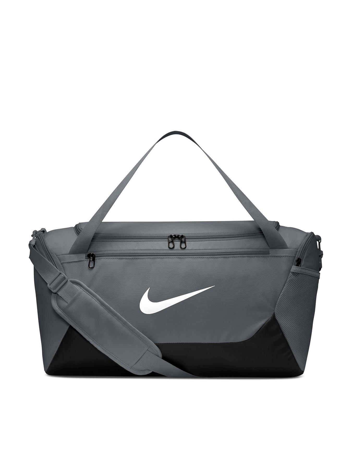 Image 1 of 6 of Nike Unisex Training Small Brasilia Duffel Bag - Grey