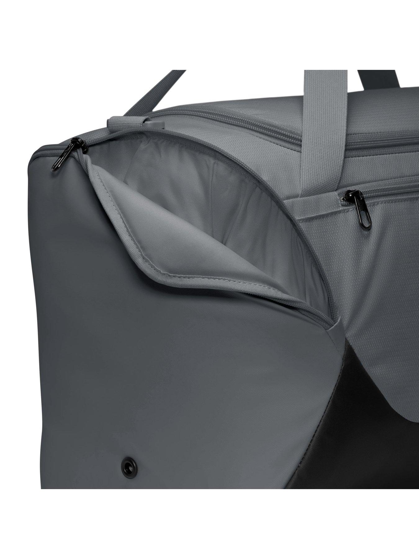 Image 4 of 6 of Nike Unisex Training Small Brasilia Duffel Bag - Grey