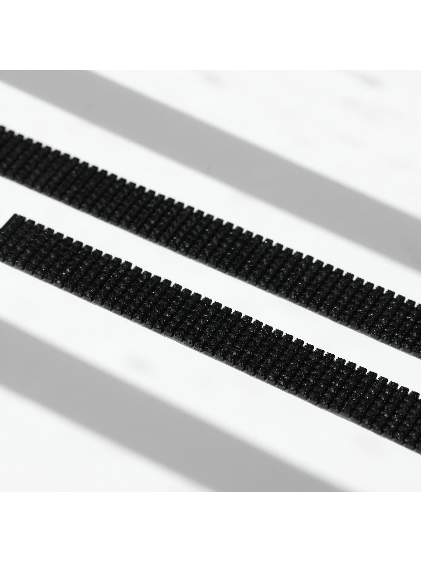 Image 3 of 4 of Mood Jet Crystal Statement Choker