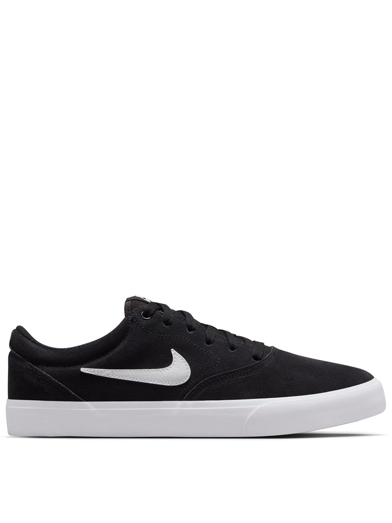 nike-mens-charge-suede-trainers-blackfront