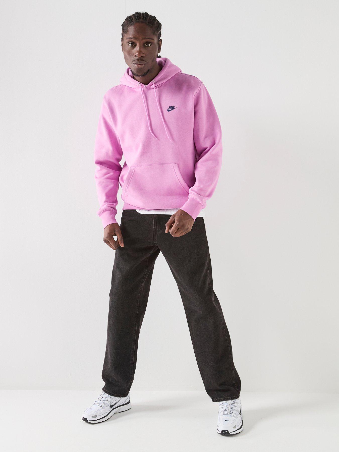 Image 3 of 7 of Nike Men's Pullover Fleece Hoodie - Purple