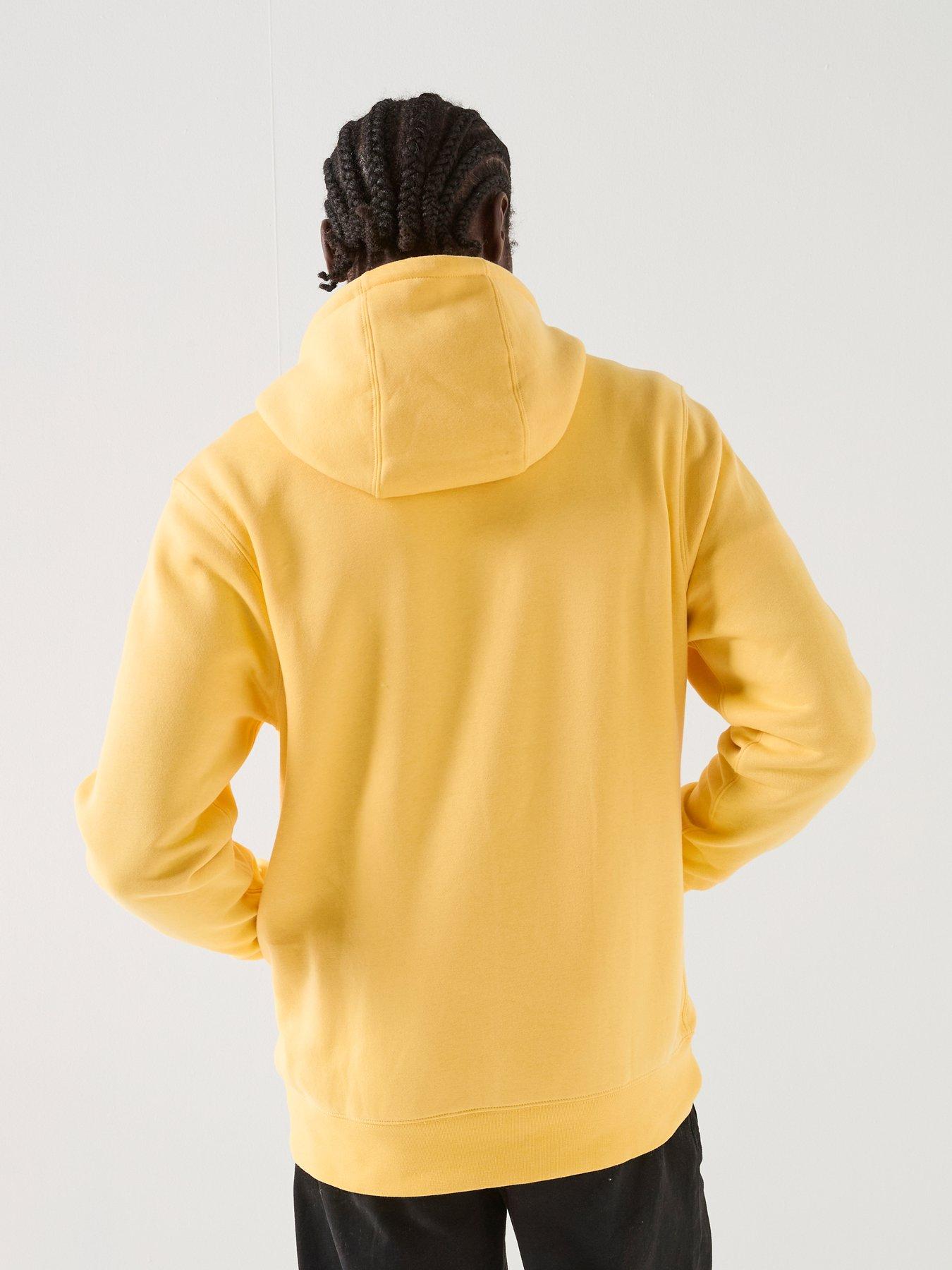 nike-mens-pullover-fleece-hoodie-yellowstillFront