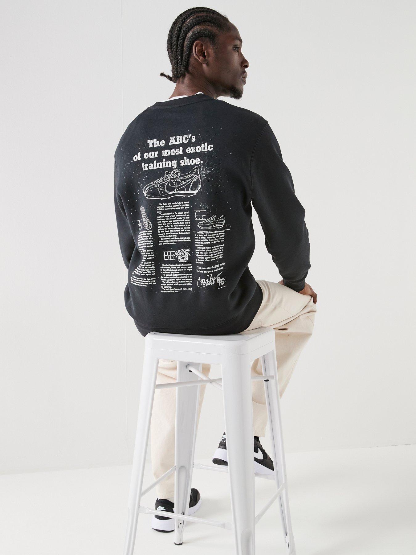 Image 1 of 5 of Nike Men's Fleece Crew-Neck Sweatshirt