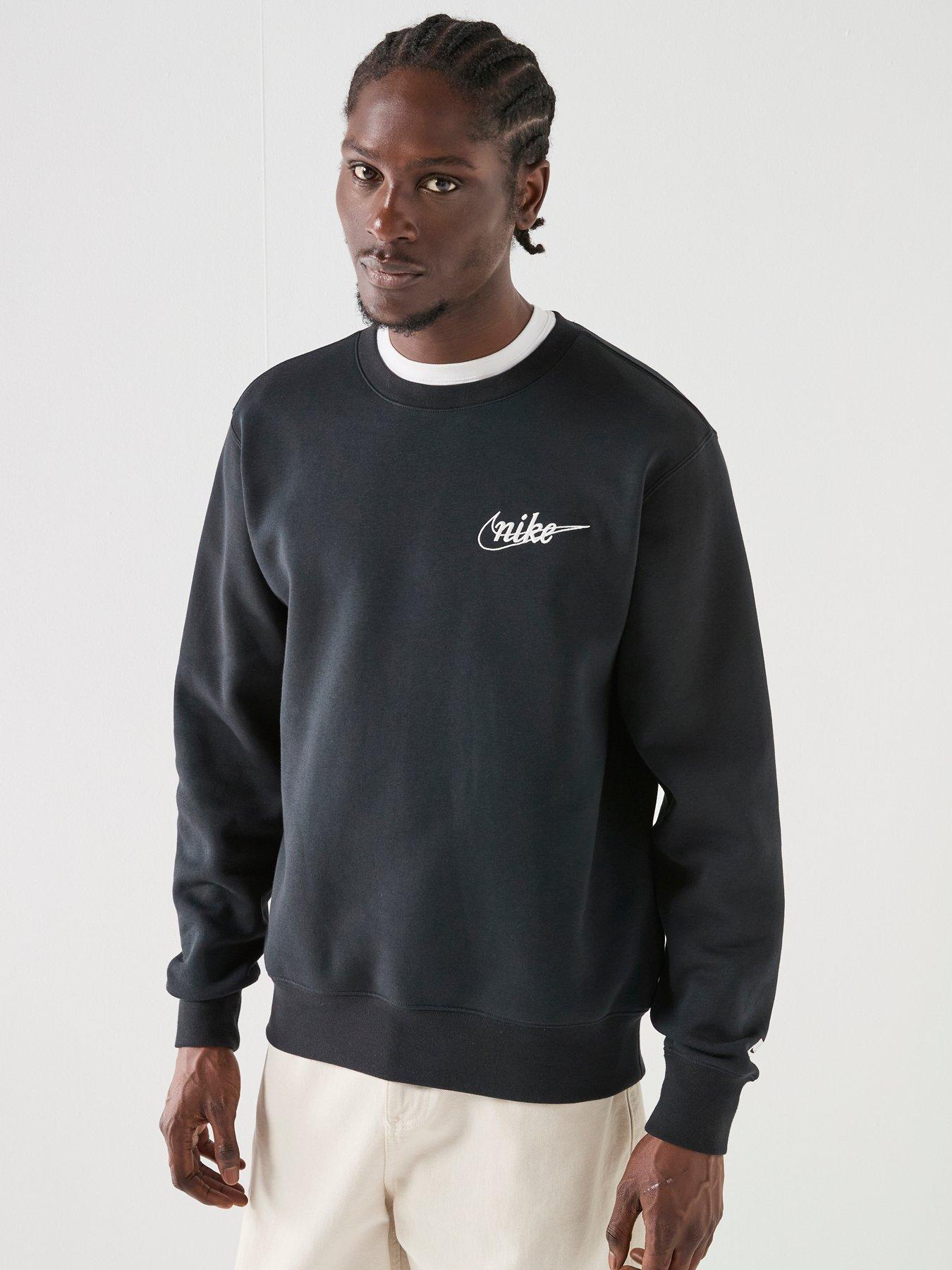 Image 2 of 5 of Nike Men's Fleece Crew-Neck Sweatshirt