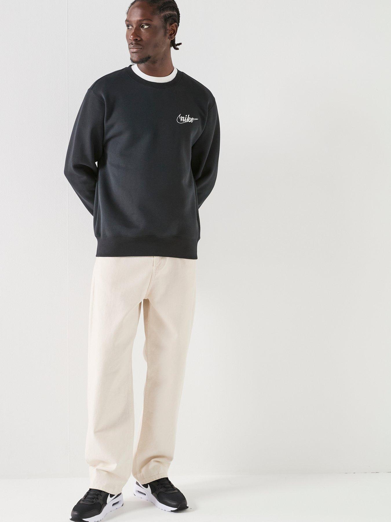 Image 3 of 5 of Nike Men's Fleece Crew-Neck Sweatshirt