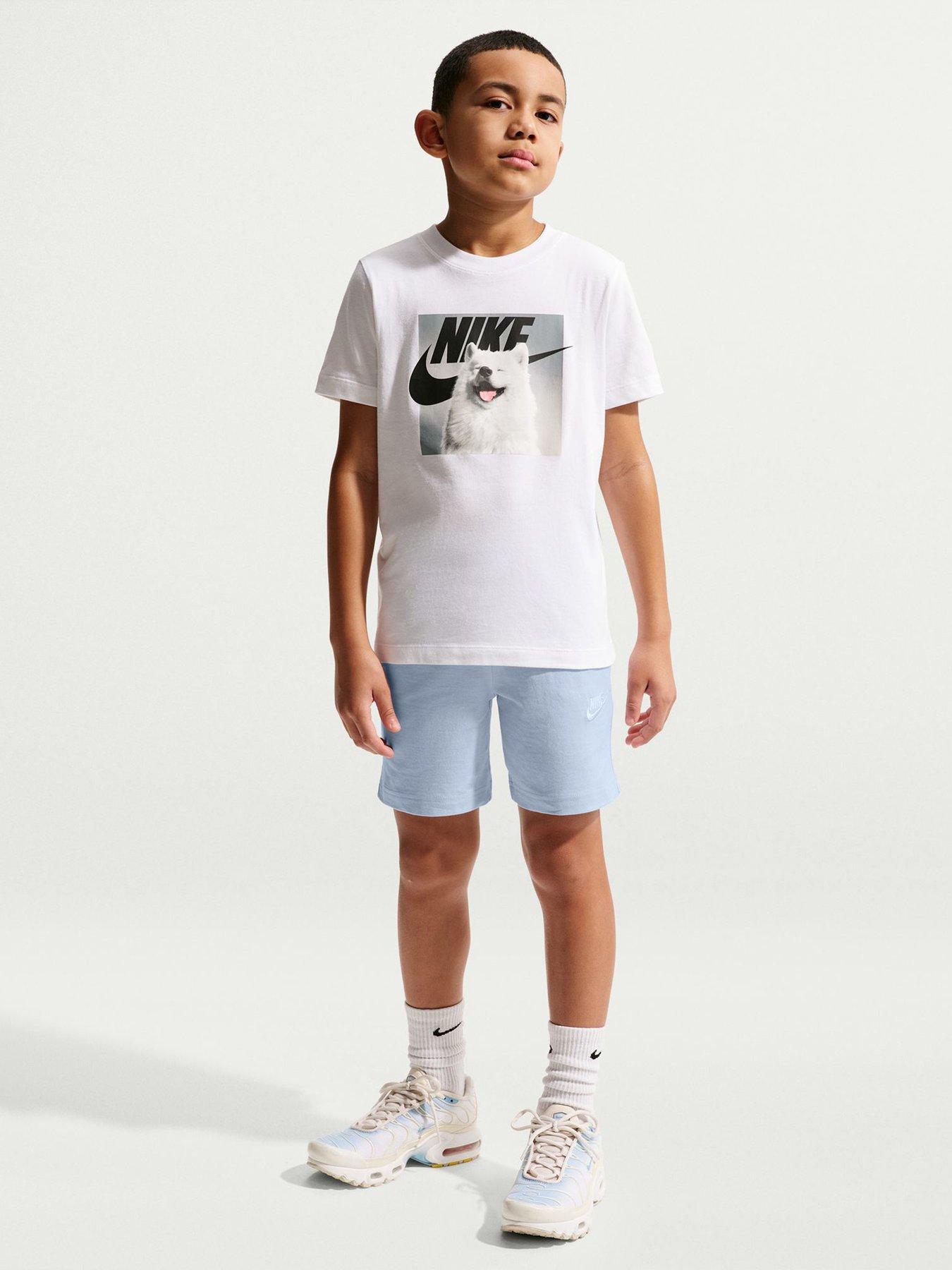 Nike Big Kids Sportswear Club Knit Shorts - Blue