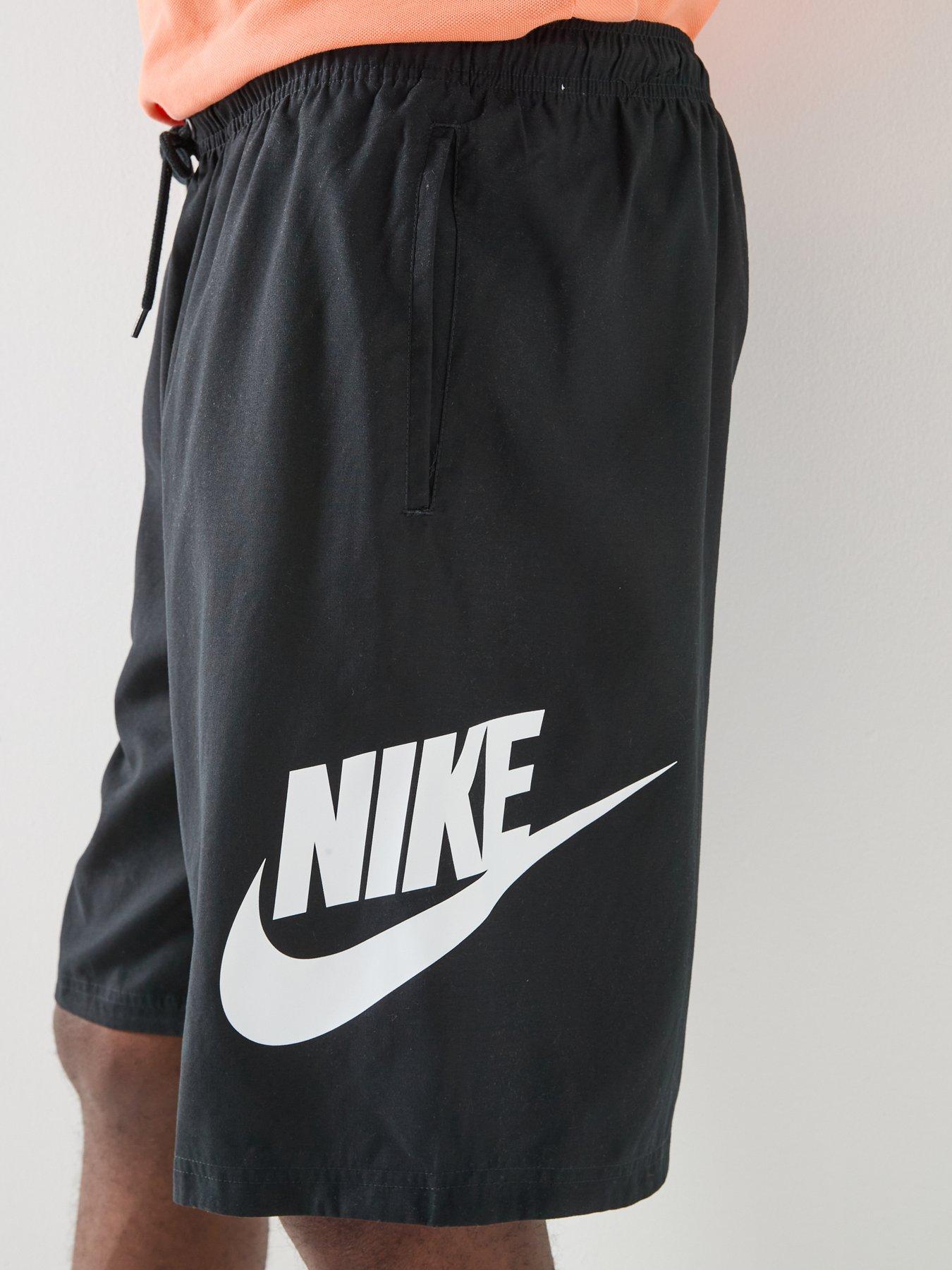 Image 4 of 7 of Nike Mens Club Woven Shorts - Black