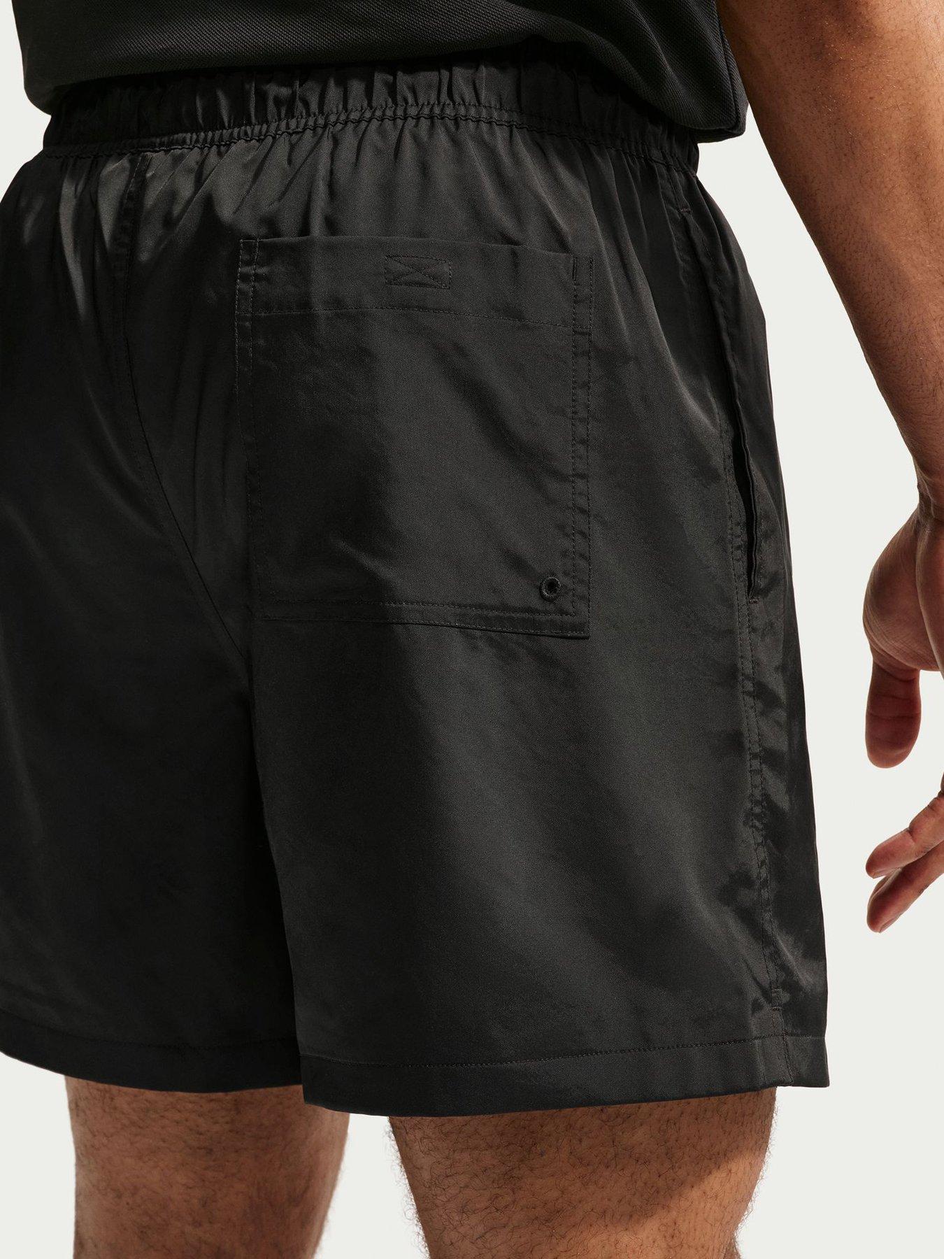 Image 2 of 6 of Nike Mens Club Flow Shorts - Black
