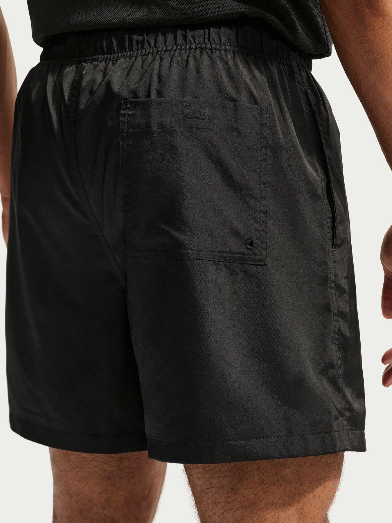 Image 5 of 6 of Nike Mens Club Flow Shorts - Black