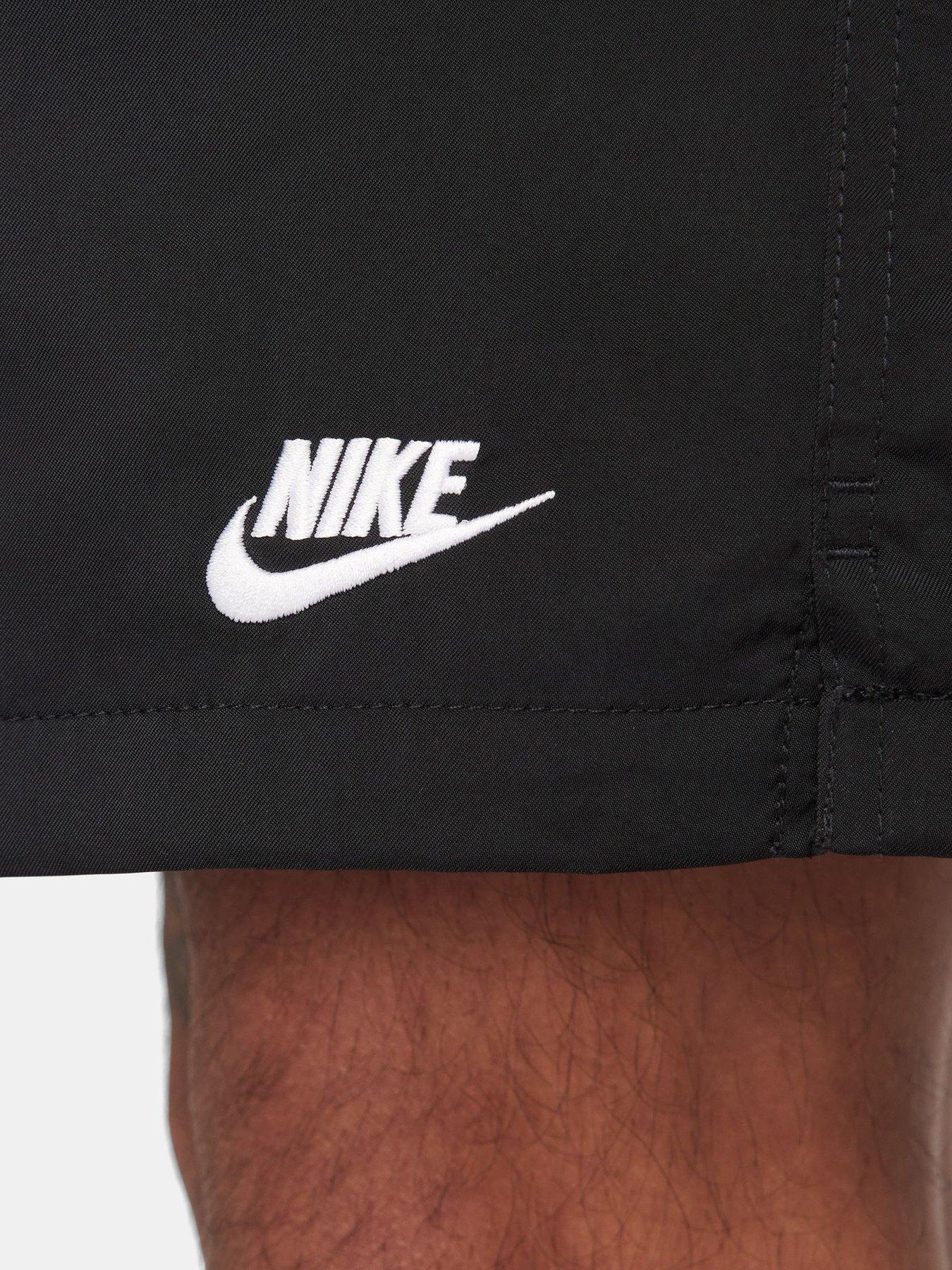 Image 6 of 6 of Nike Mens Club Flow Shorts - Black