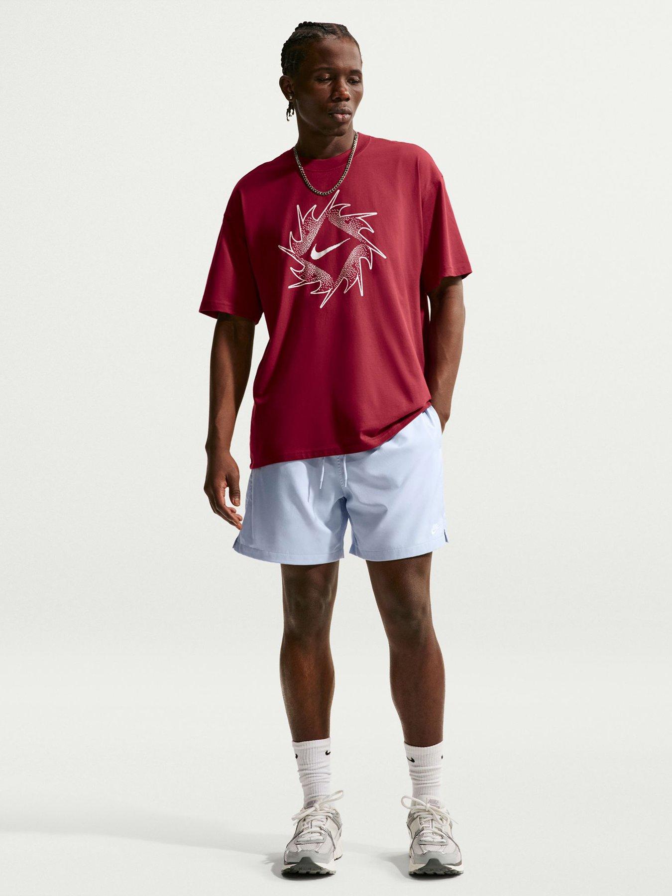 Image 1 of 5 of Nike Mens Club Flow Shorts - Blue