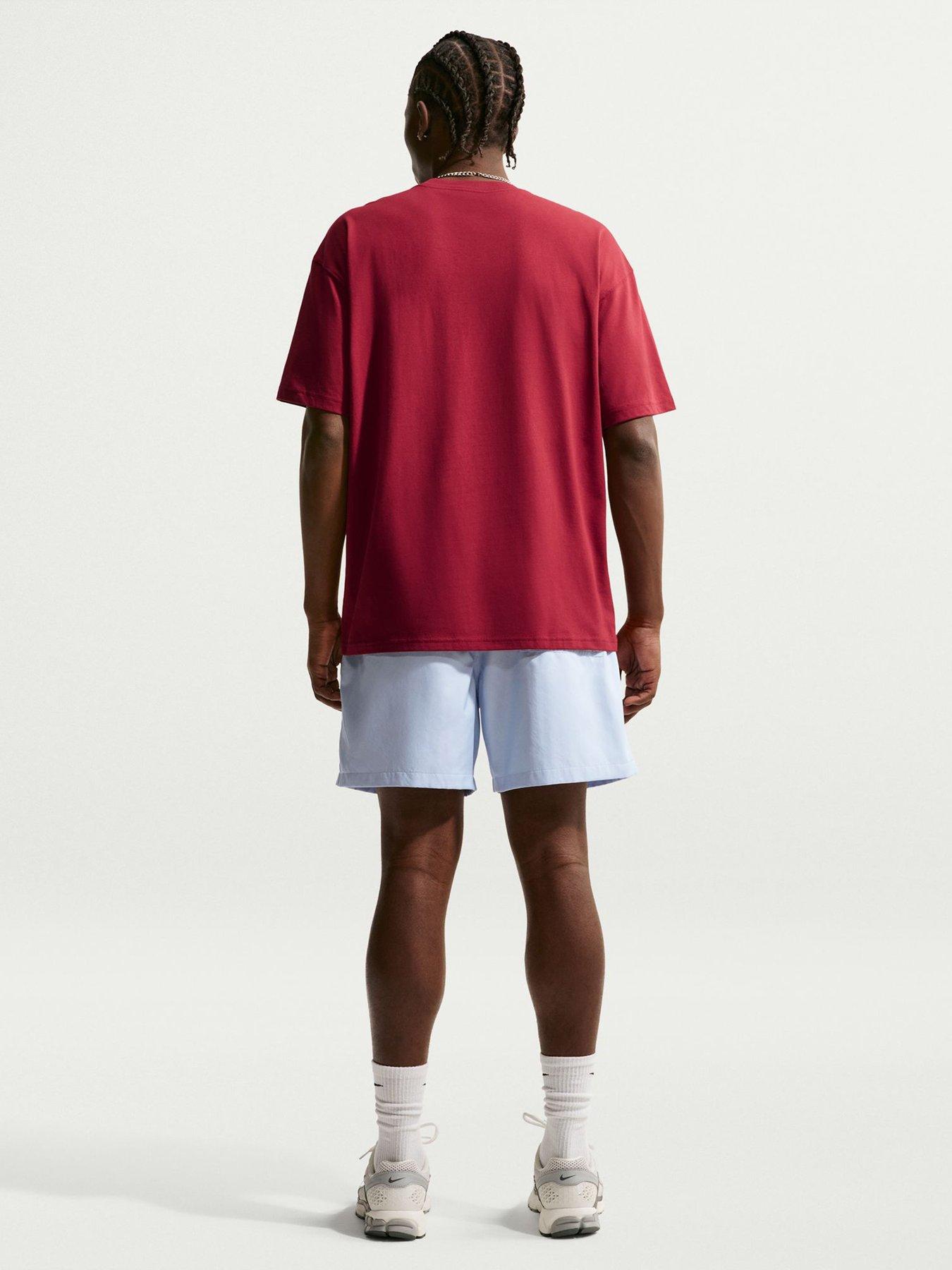 Image 3 of 5 of Nike Mens Club Flow Shorts - Blue