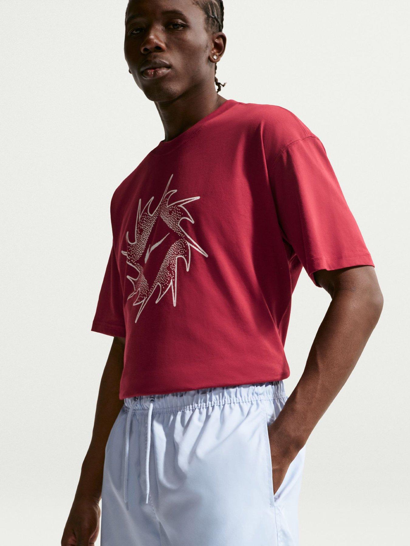 Image 4 of 5 of Nike Mens Club Flow Shorts - Blue