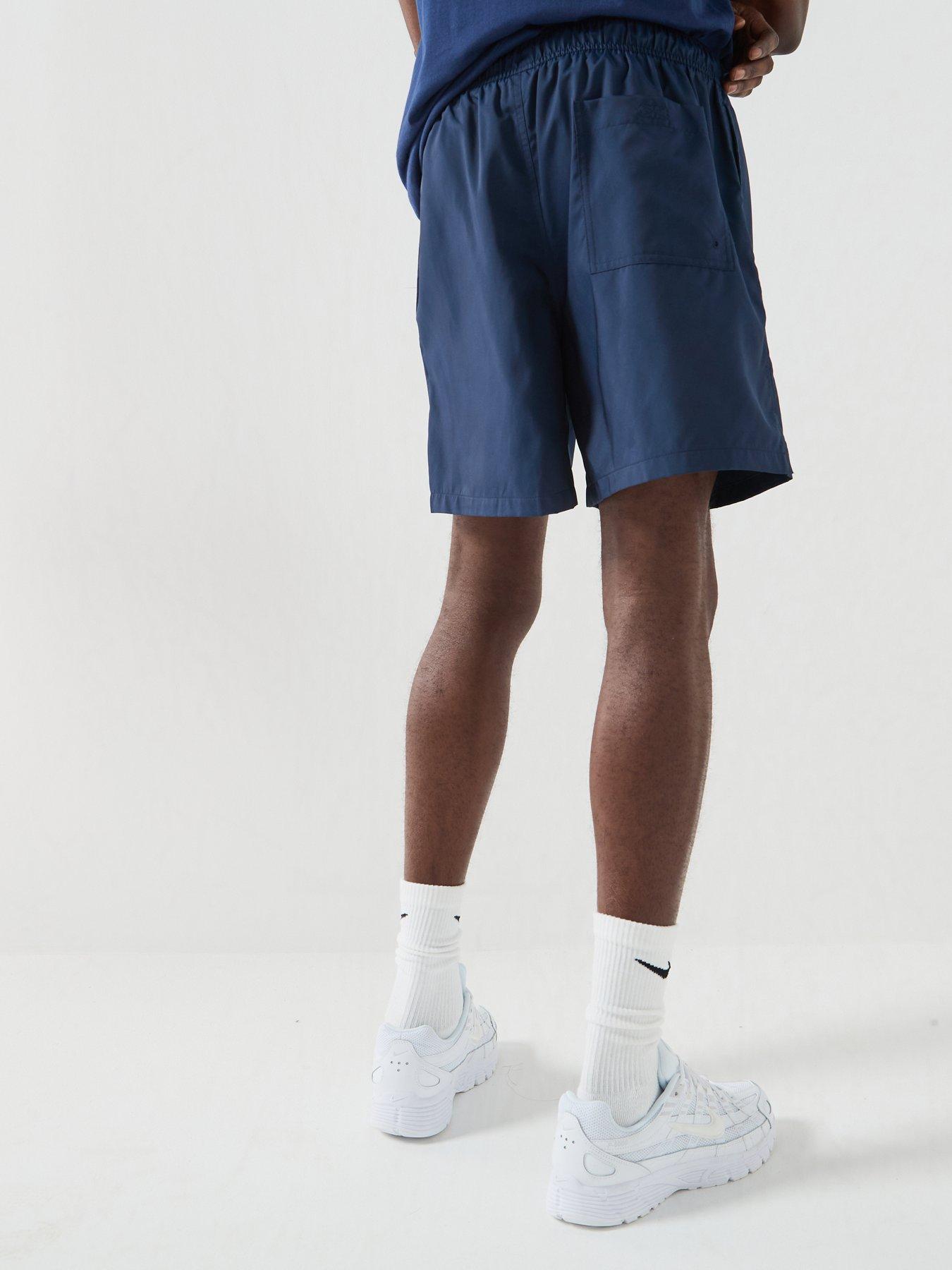Image 2 of 7 of Nike Mens Club Flow Shorts - Blue