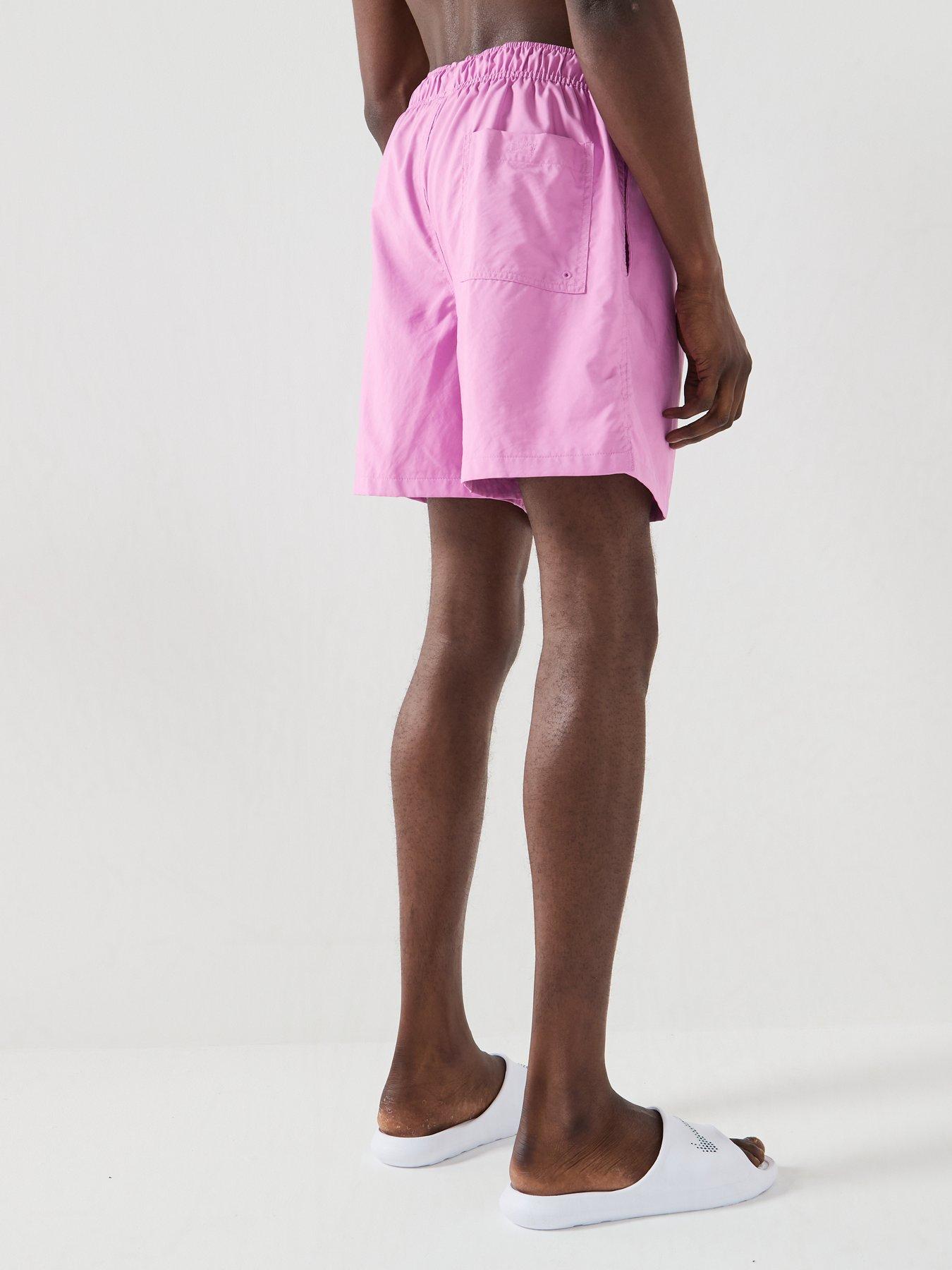 Image 2 of 5 of Nike Mens Club Flow Shorts - Purple