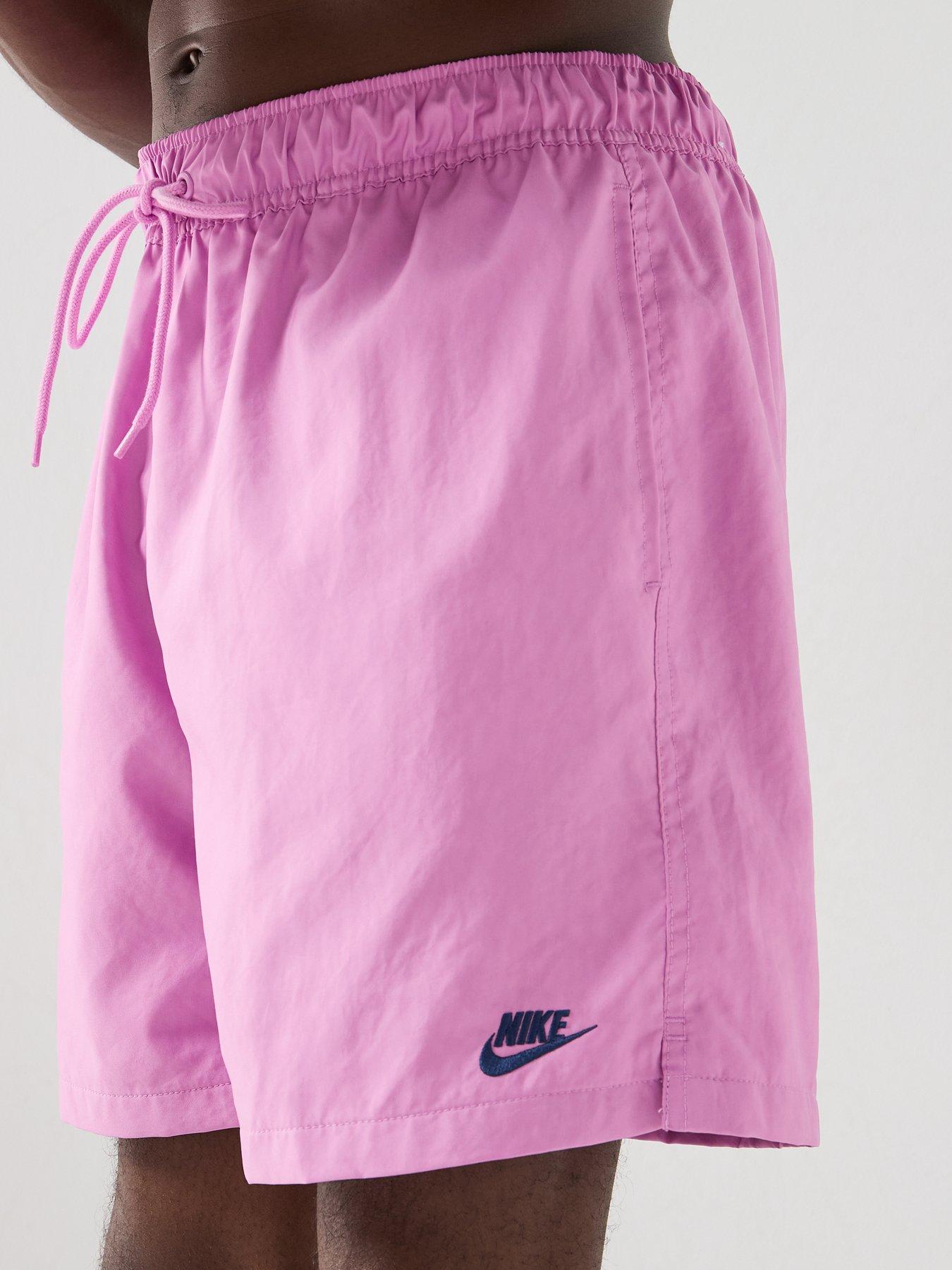 Image 4 of 5 of Nike Mens Club Flow Shorts - Purple
