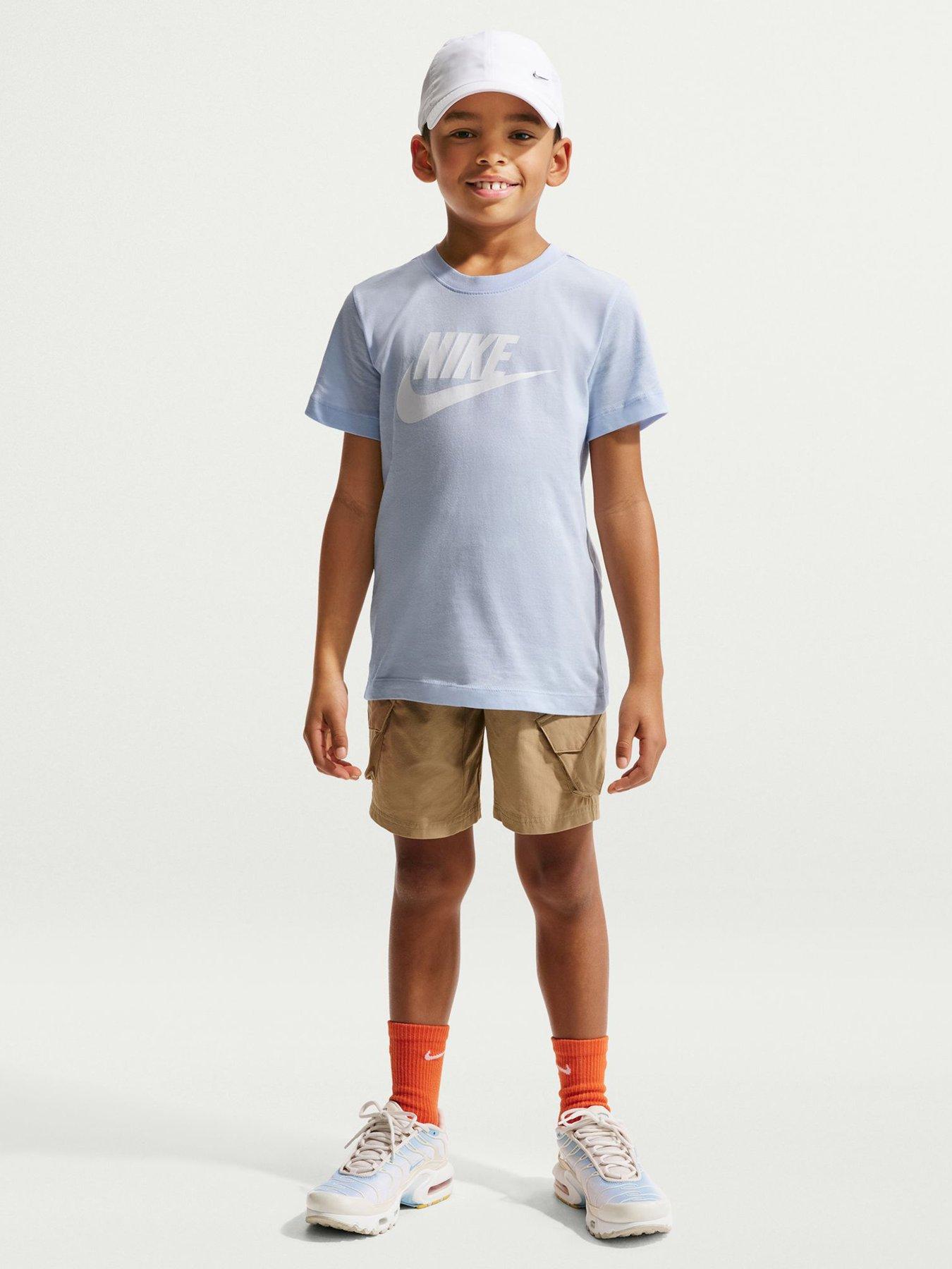 Nike Big Kids Sportswear Futura T-Shirt - Blue