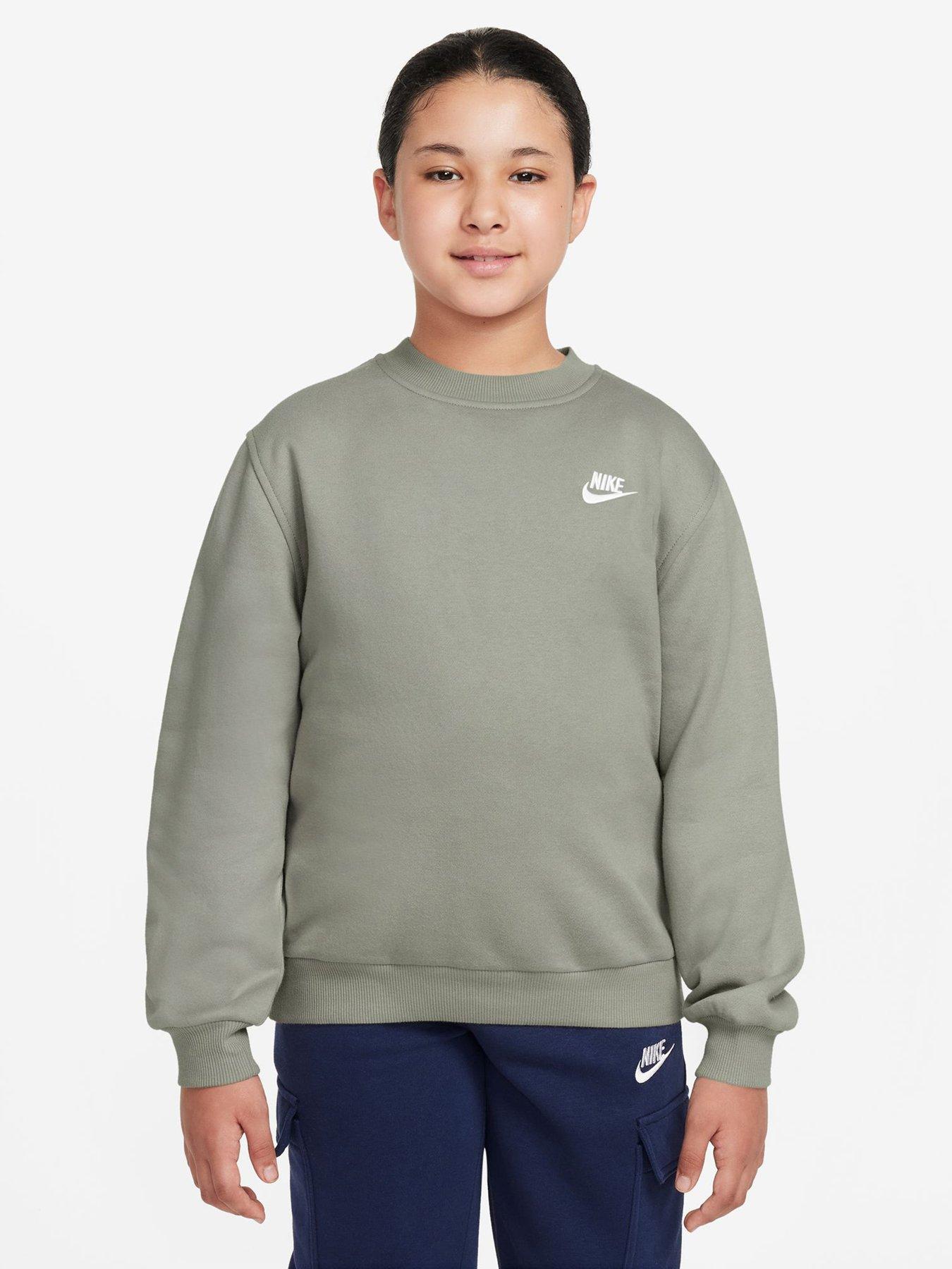 Nike Big Kids Sportswear Club Sweatshirt - Green
