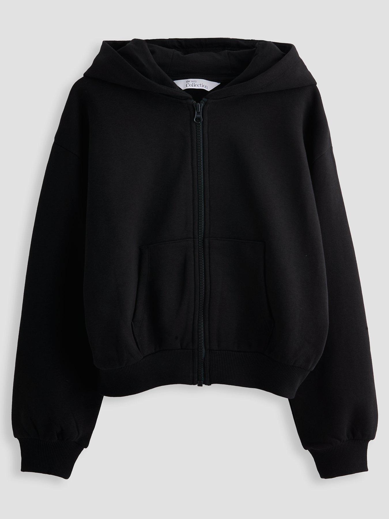 the-very-collection-girls-zip-up-hoodie-black