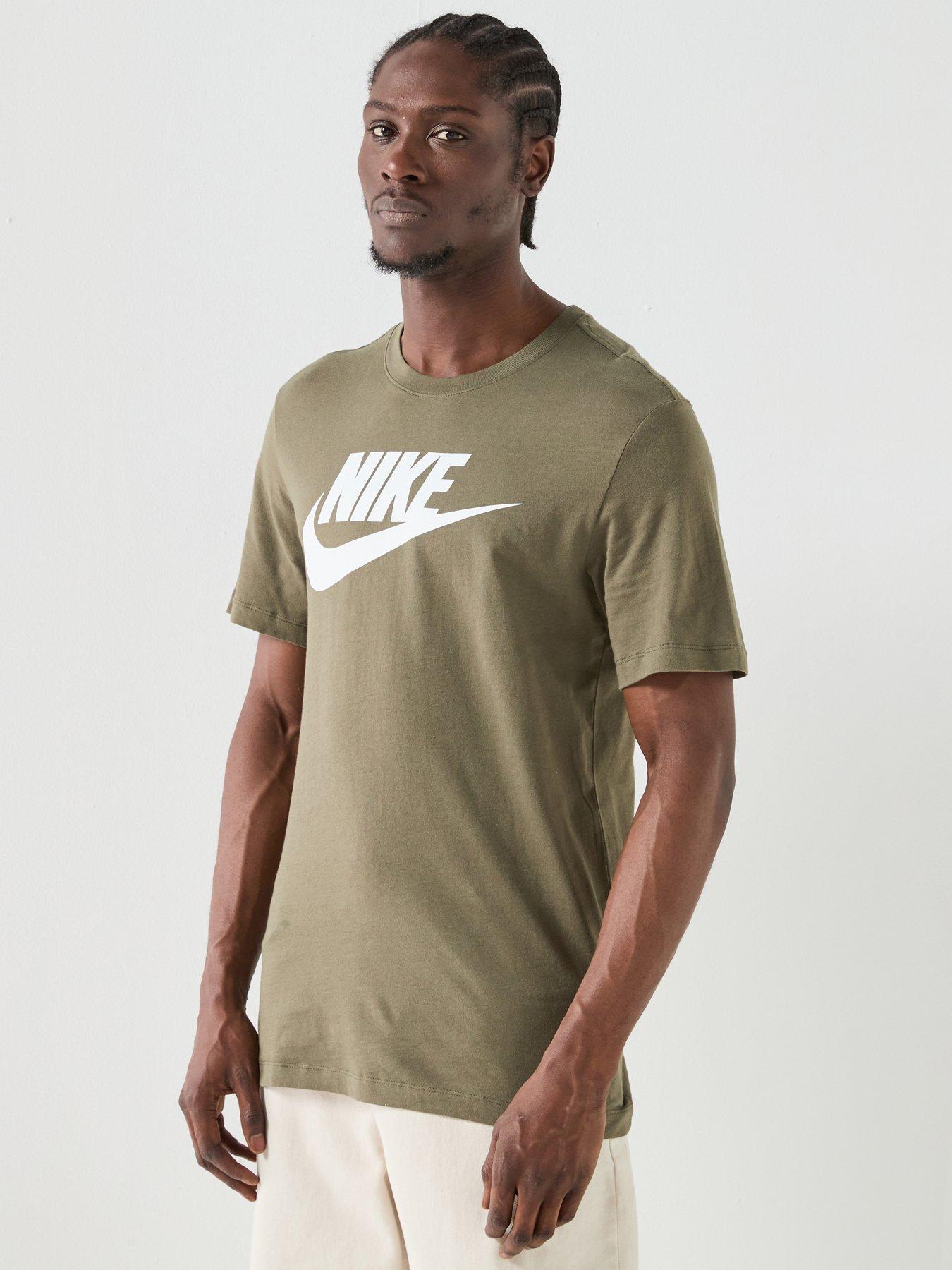 Nike Mens Sportswear Icon Futura T-Shirt - Green