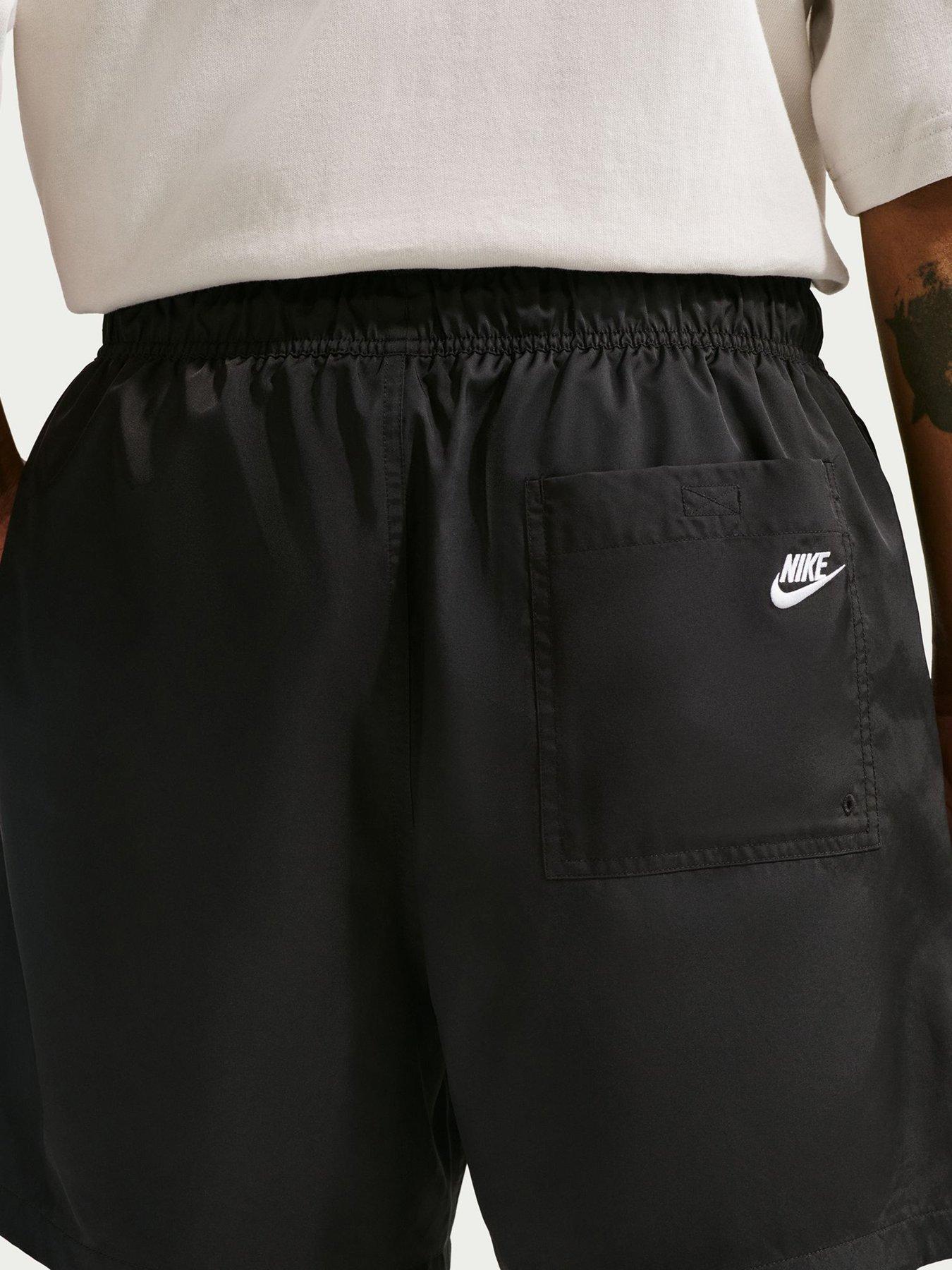 Image 2 of 5 of Nike Mens Club Woven Flow Shorts - Black