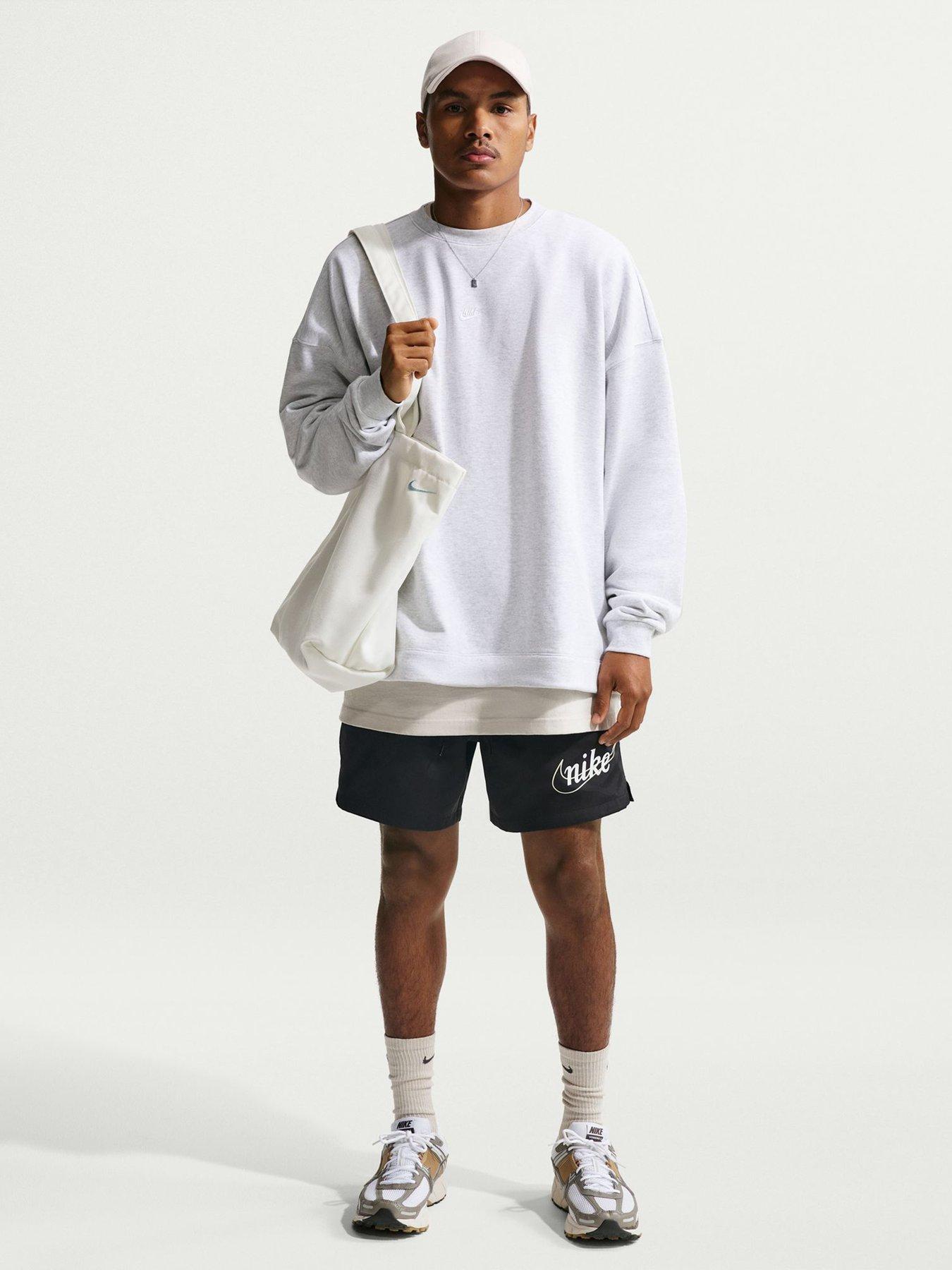 Image 3 of 5 of Nike Mens Club Woven Flow Shorts - Black