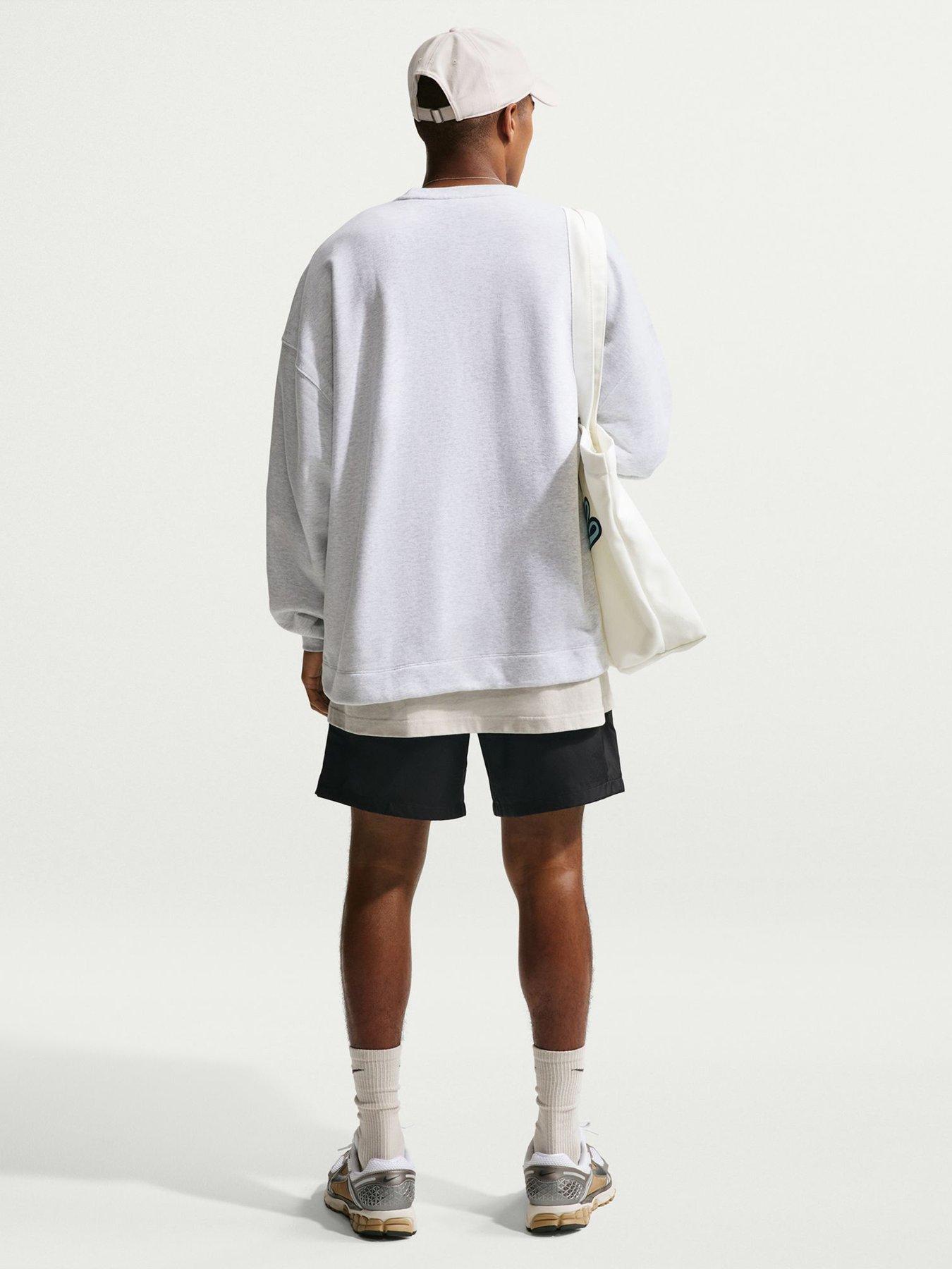 Image 4 of 5 of Nike Mens Club Woven Flow Shorts - Black