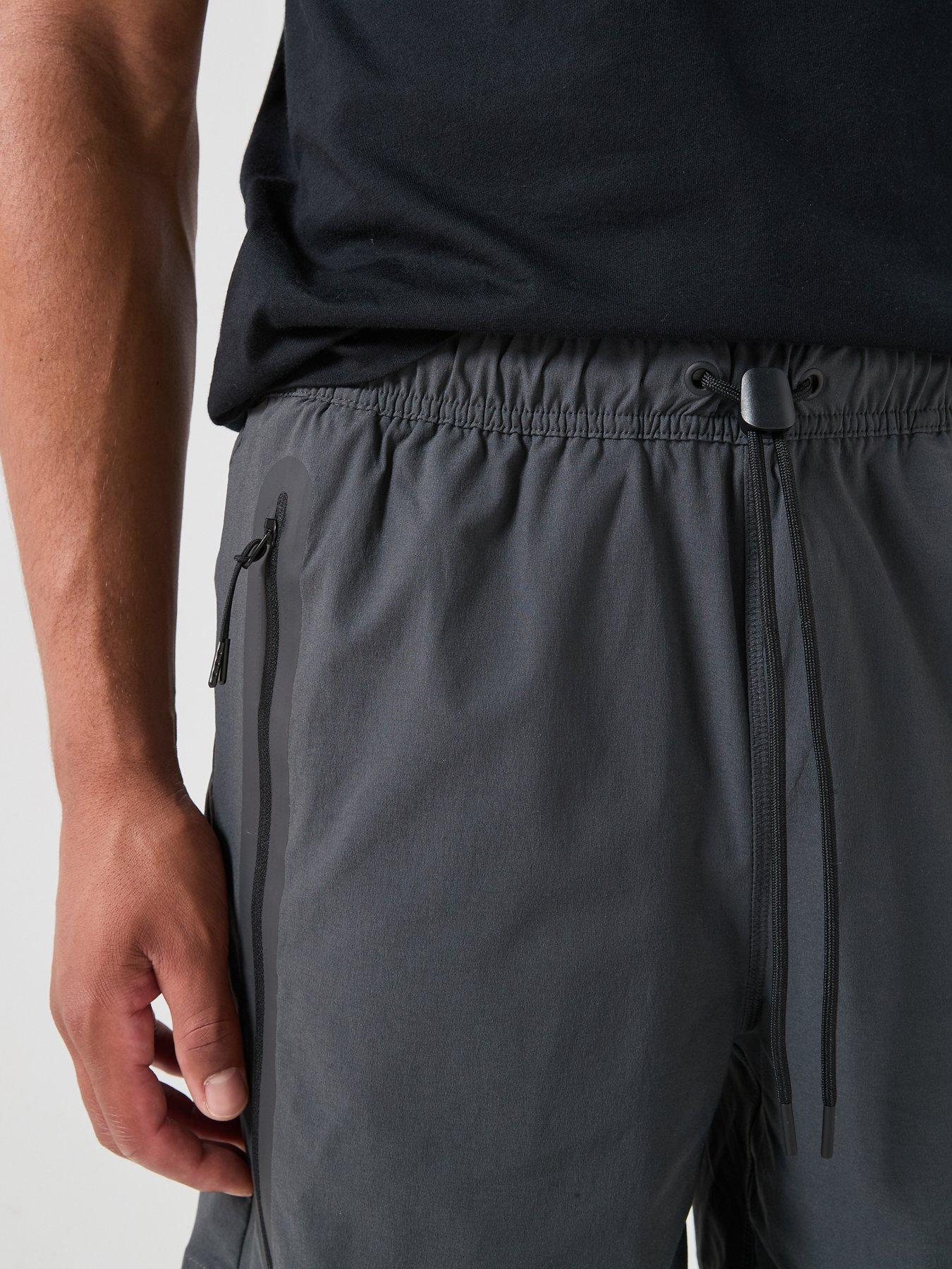 Image 6 of 7 of Nike Mens Dri-FIT Tech Woven Shorts - Black