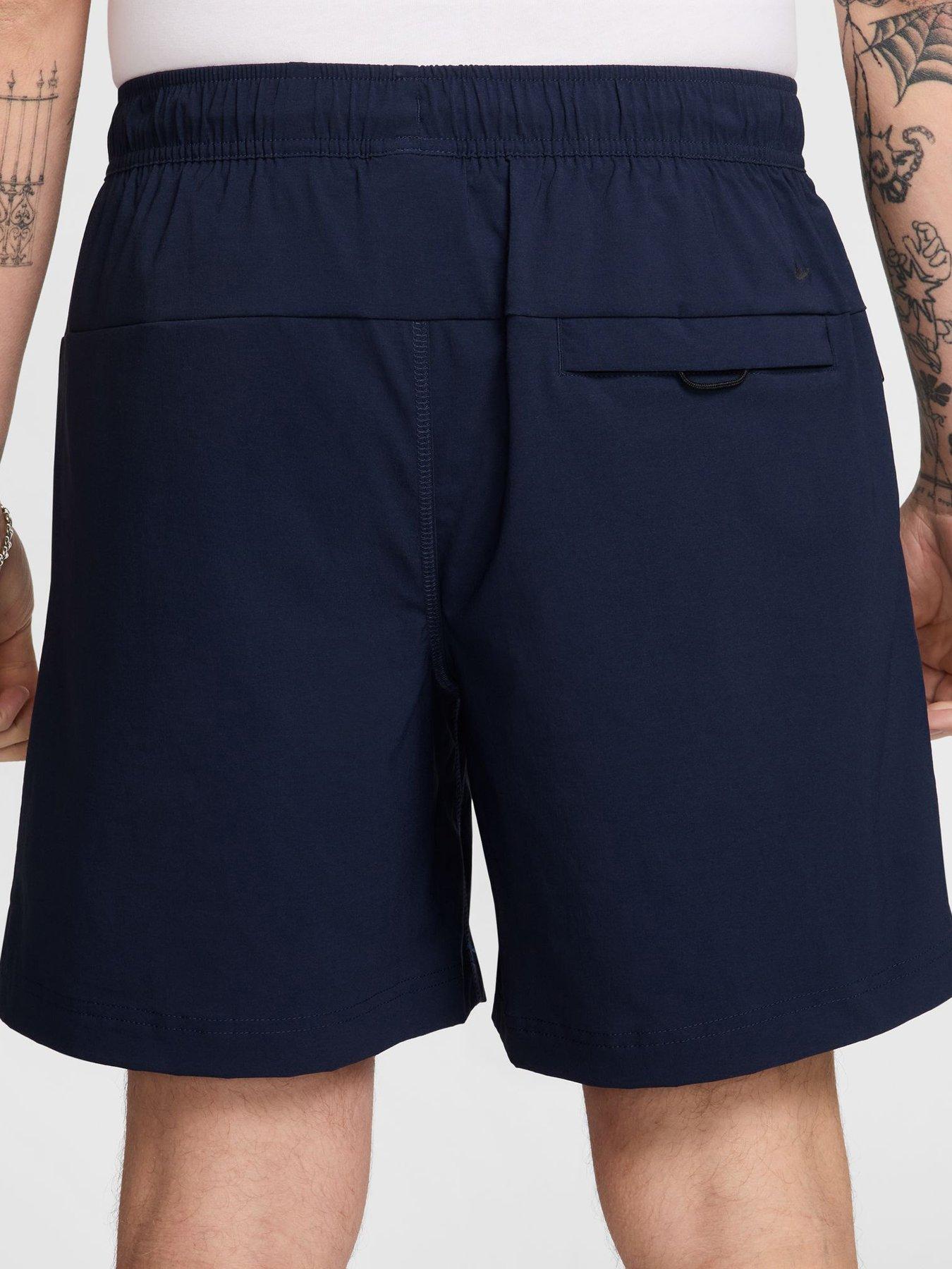 nike-mens-dri-fit-tech-woven-shorts-bluestillFront