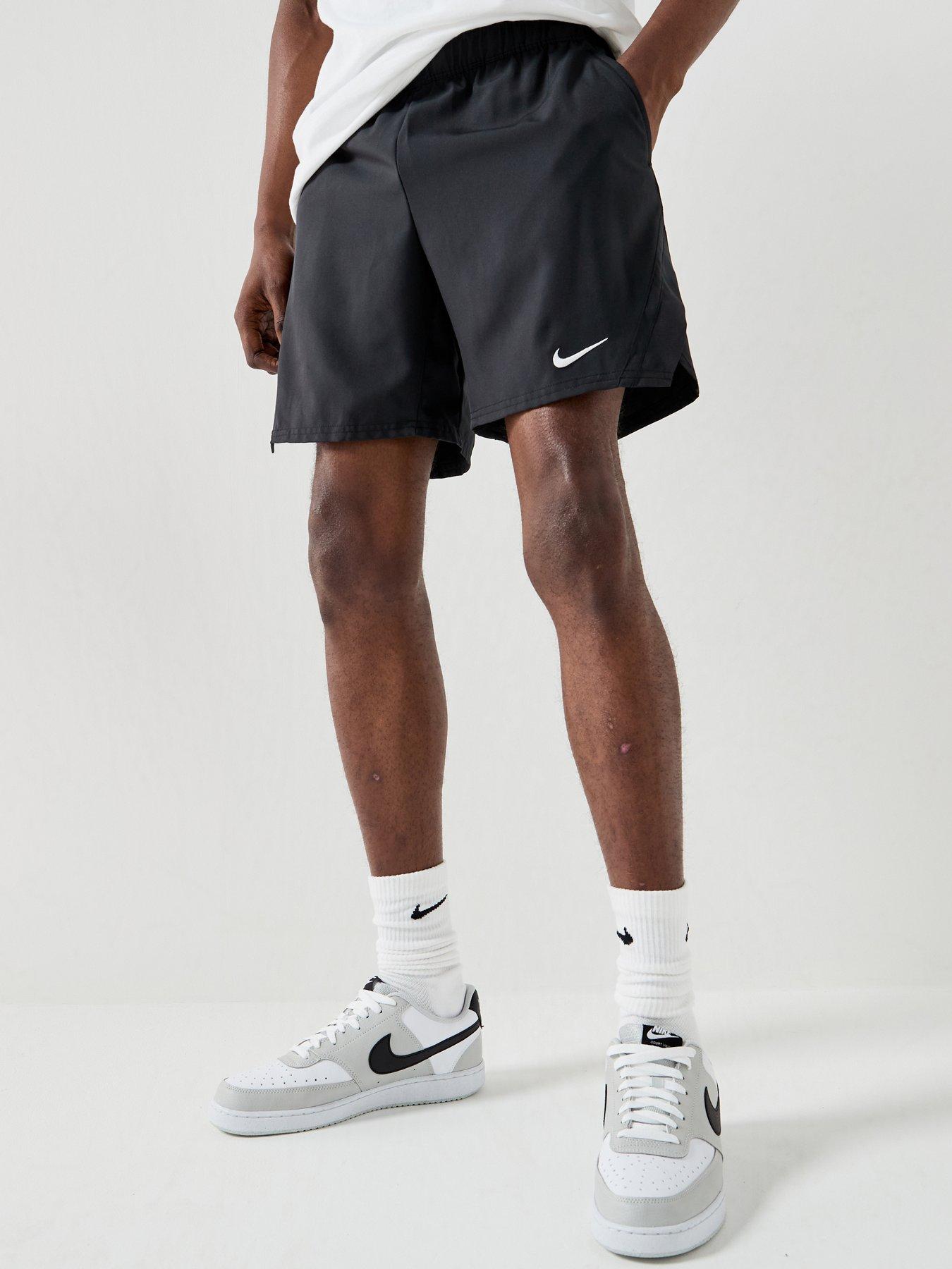 Nike Mens Tennis Victory 7 Inch Shorts - Black