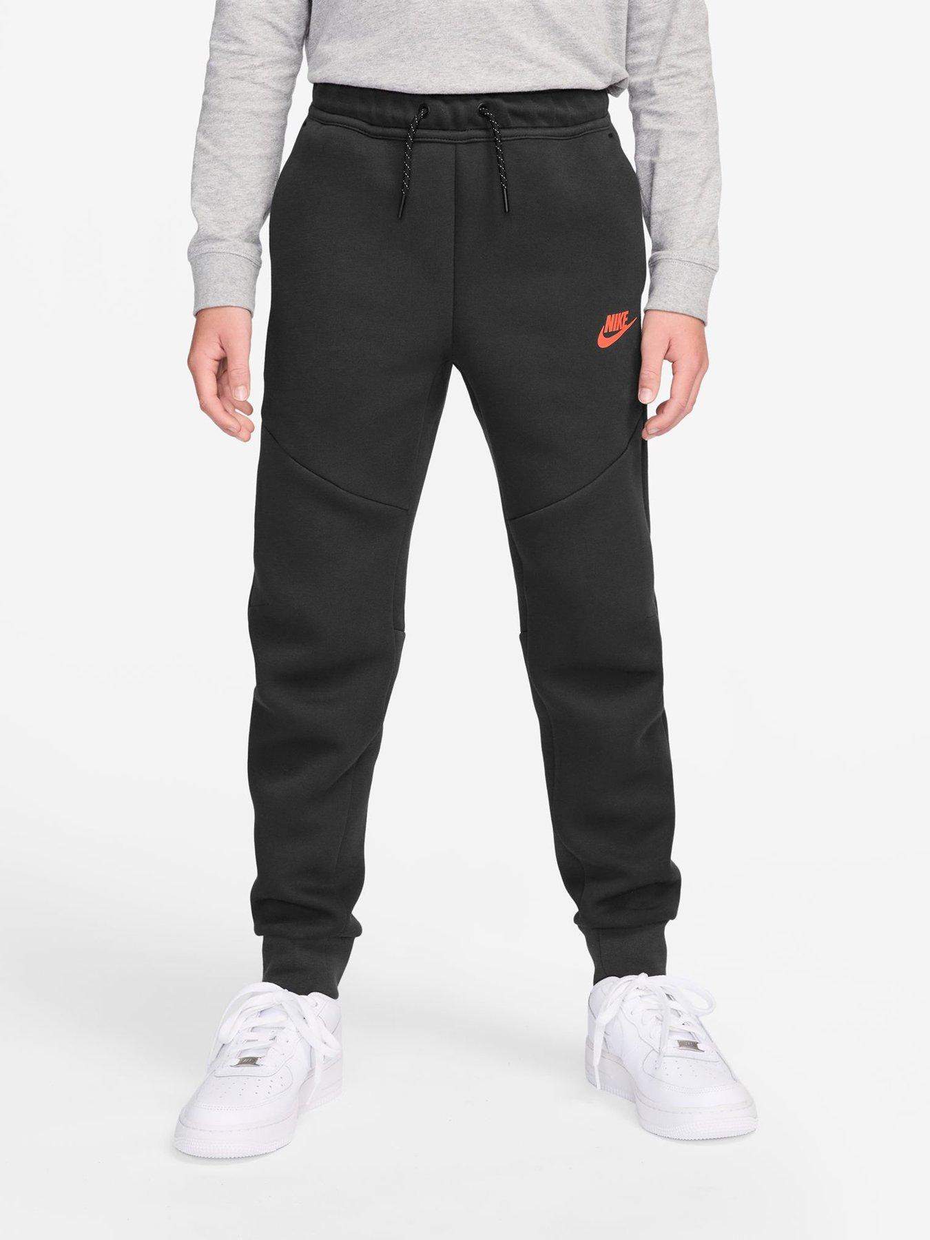 Image 1 of 3 of Nike Big Kids Tech Fleece Joggers - Black