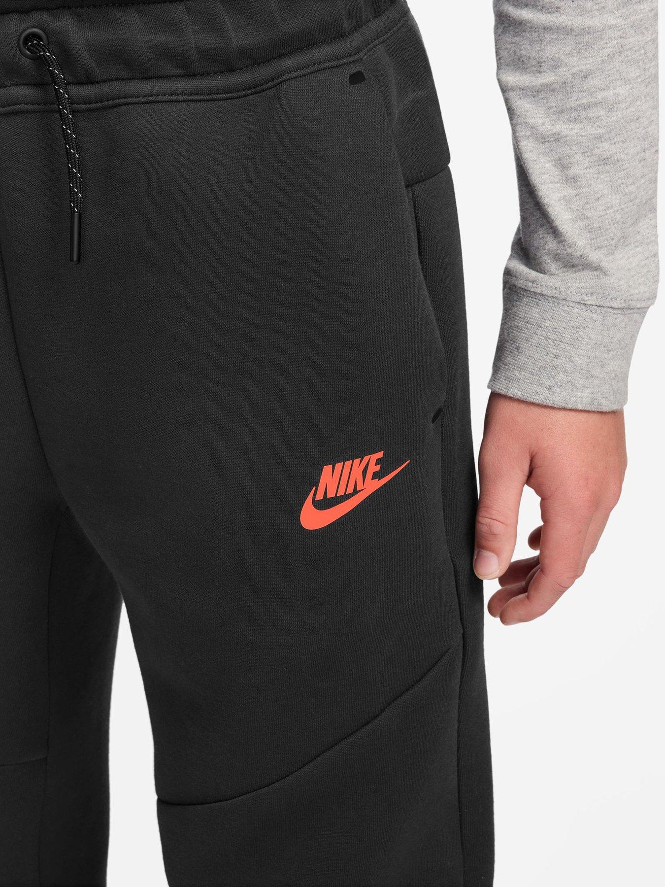 Image 3 of 3 of Nike Big Kids Tech Fleece Joggers - Black