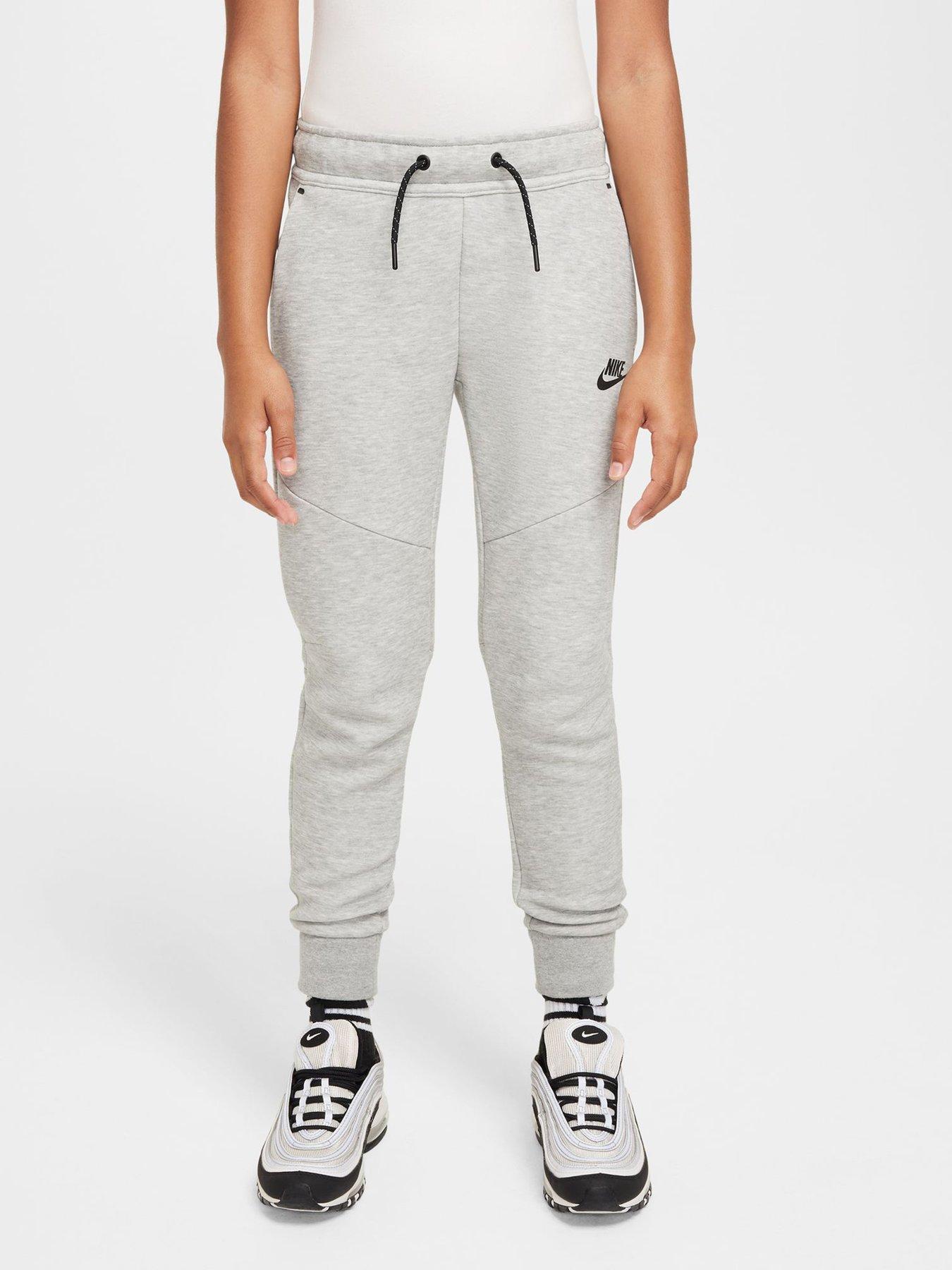 Image 1 of 5 of Nike Big Kids Tech Fleece Joggers - Grey