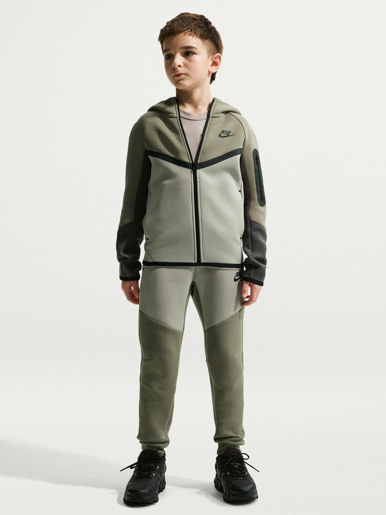 Nike Big Kids Tech Fleece Joggers - Green