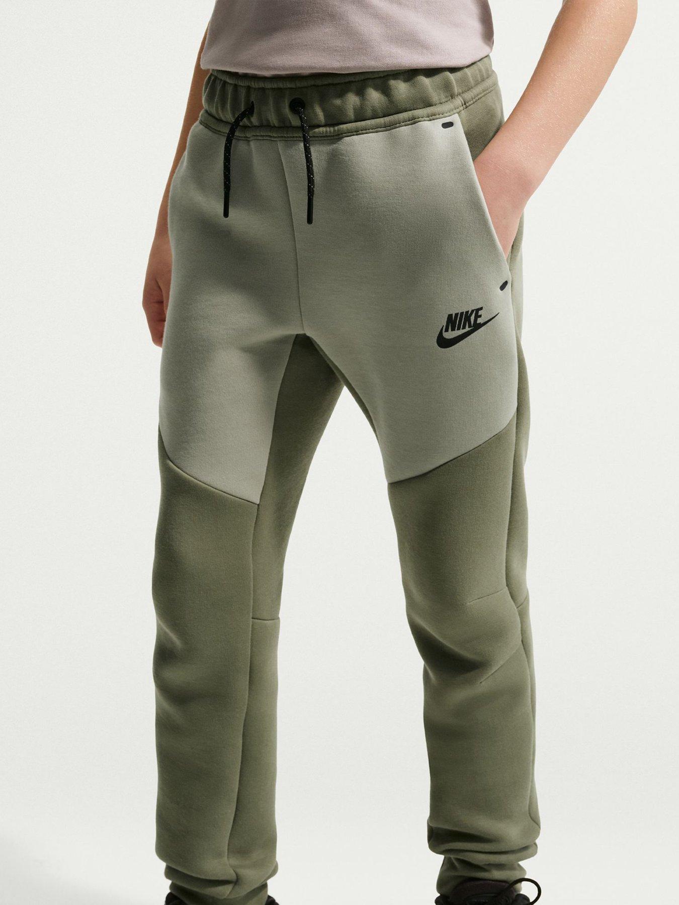 Image 3 of 5 of Nike Big Kids Tech Fleece Joggers - Green
