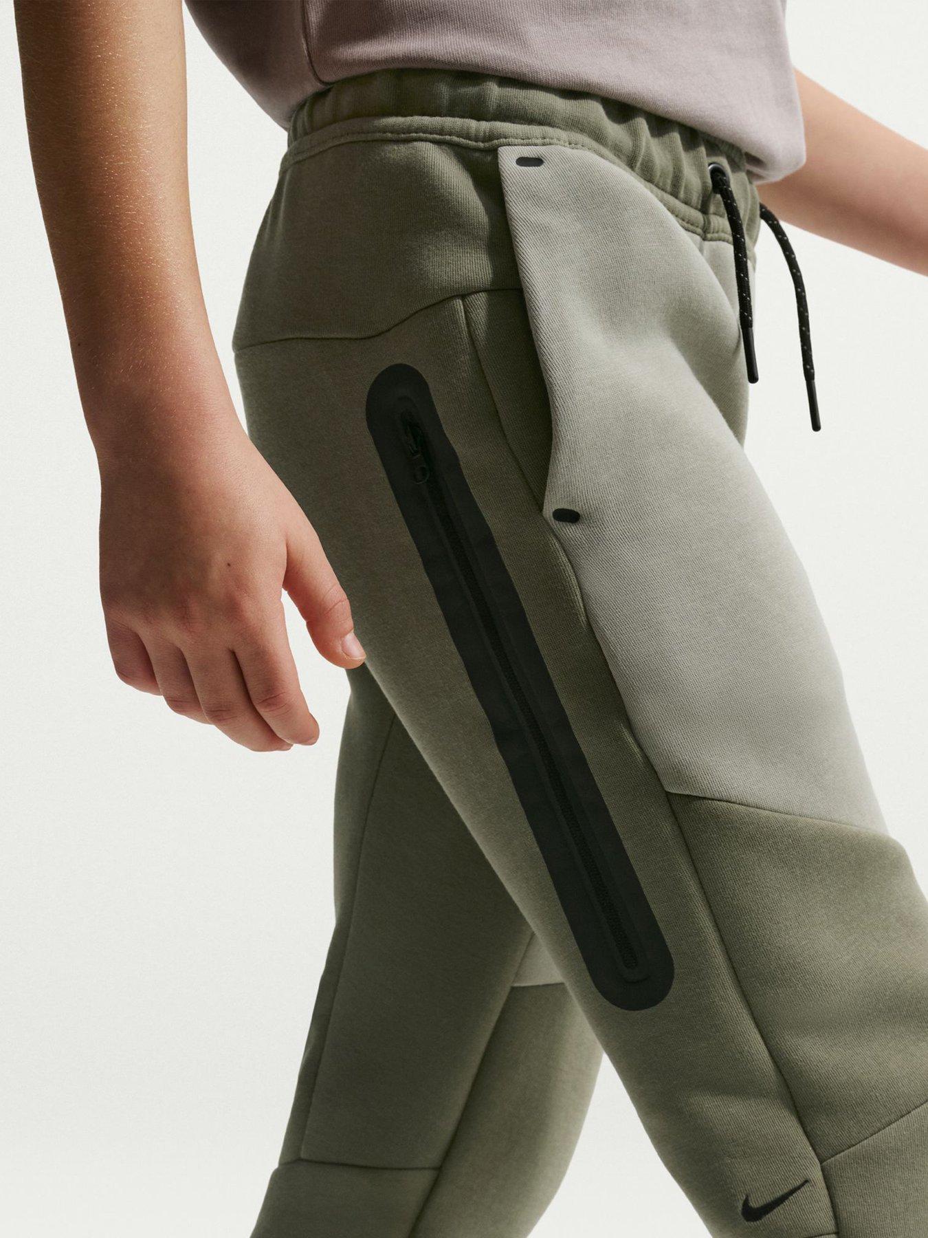 Image 5 of 5 of Nike Big Kids Tech Fleece Joggers - Green