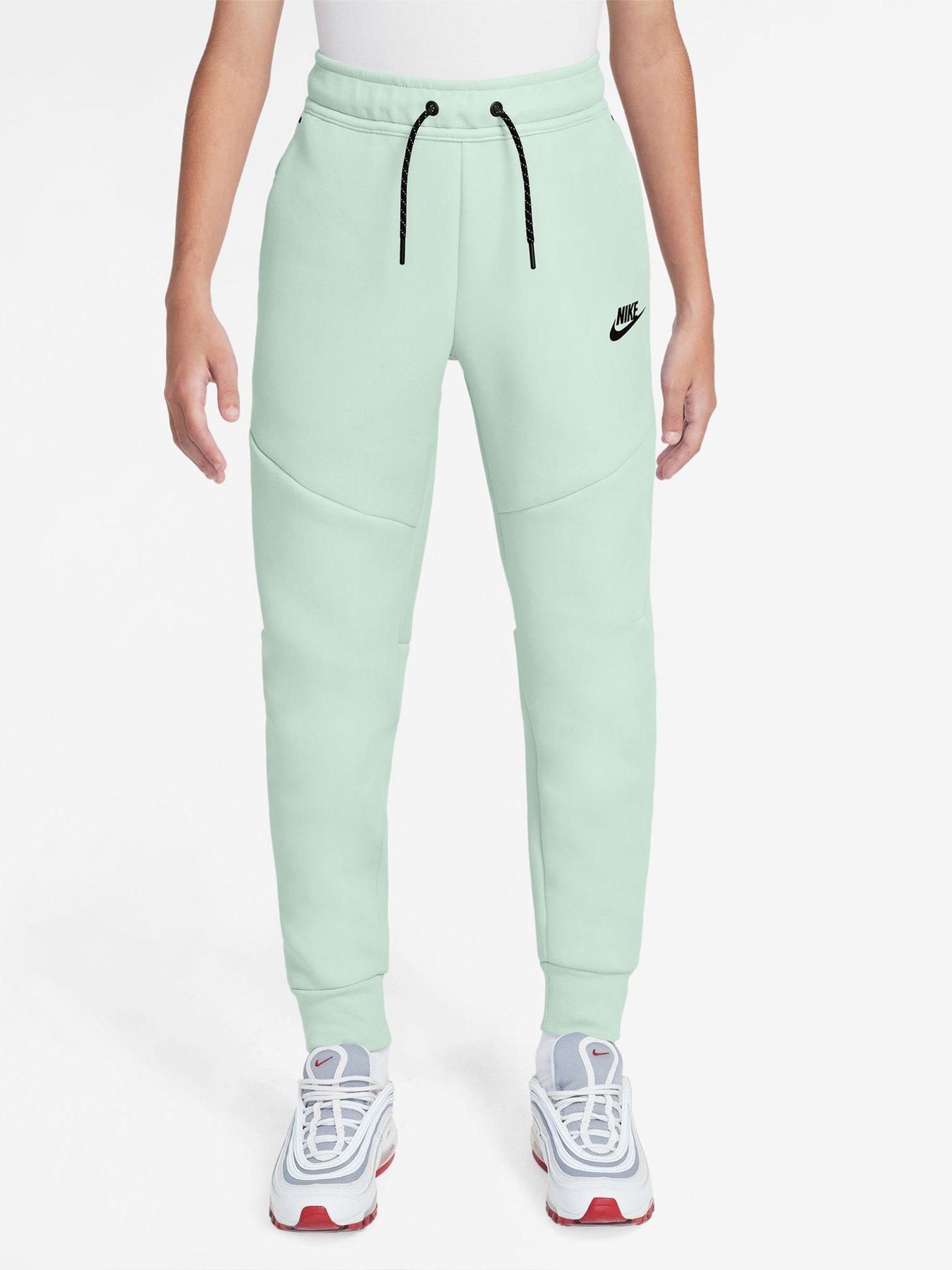 nike-big-kids-tech-fleece-joggers-greenfront