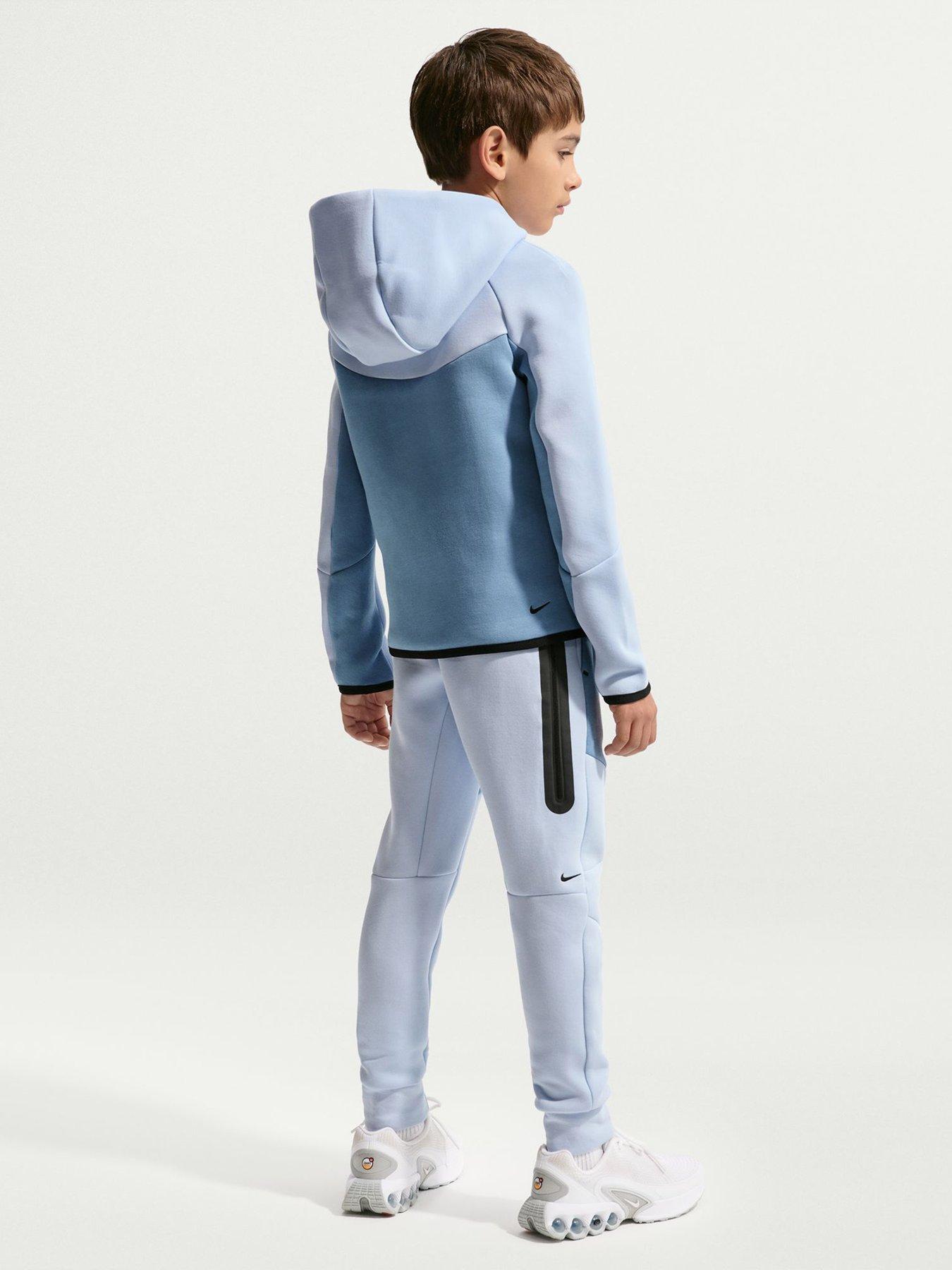 Image 2 of 5 of Nike Big Kids Tech Fleece Joggers - Blue