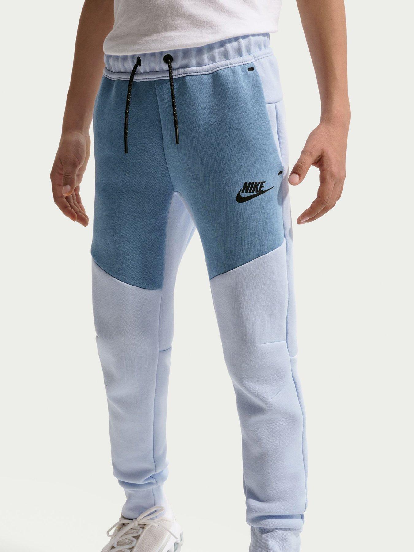 Image 3 of 5 of Nike Big Kids Tech Fleece Joggers - Blue