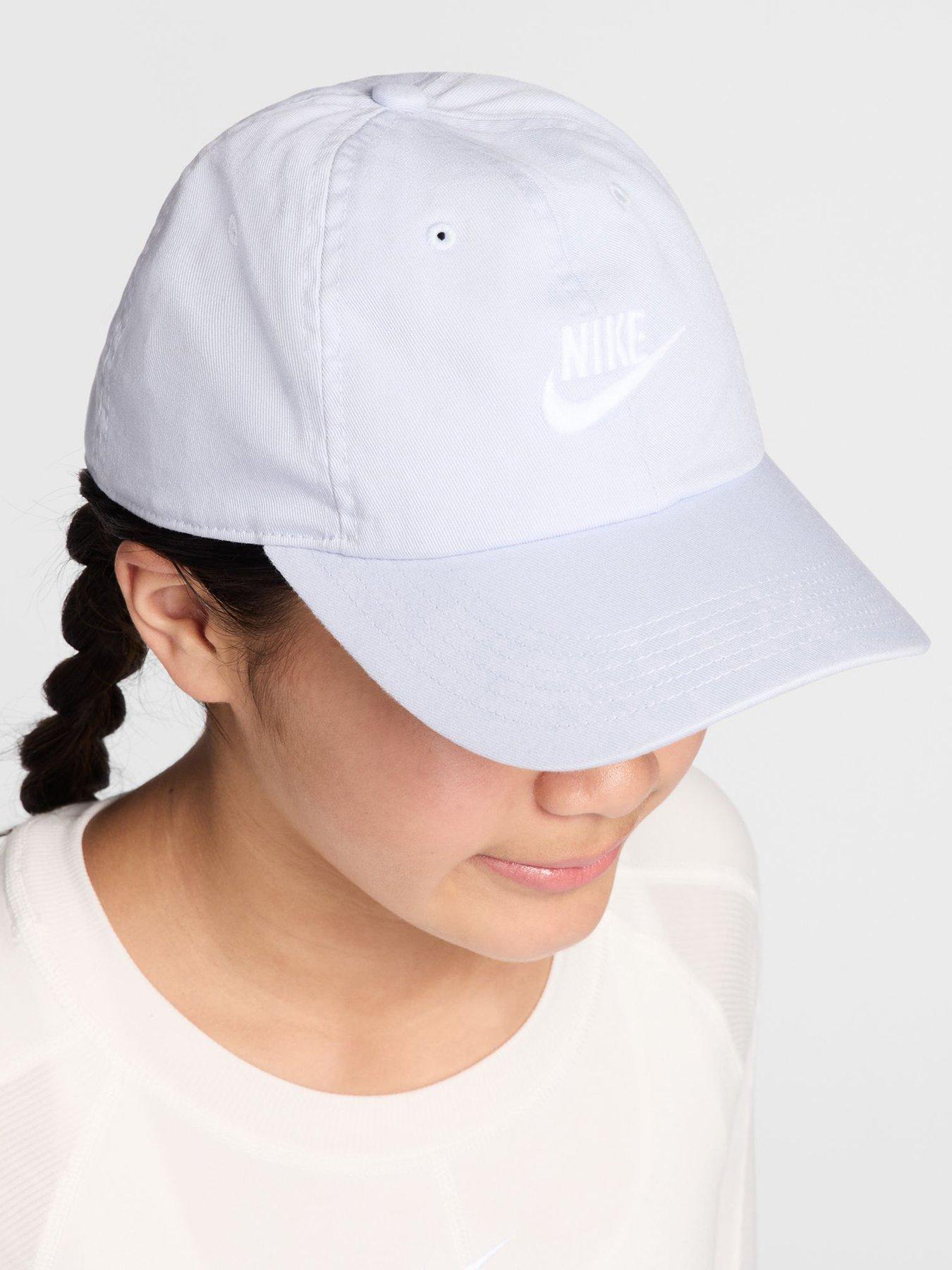Nike Kids Club Futura Wash Cap - White