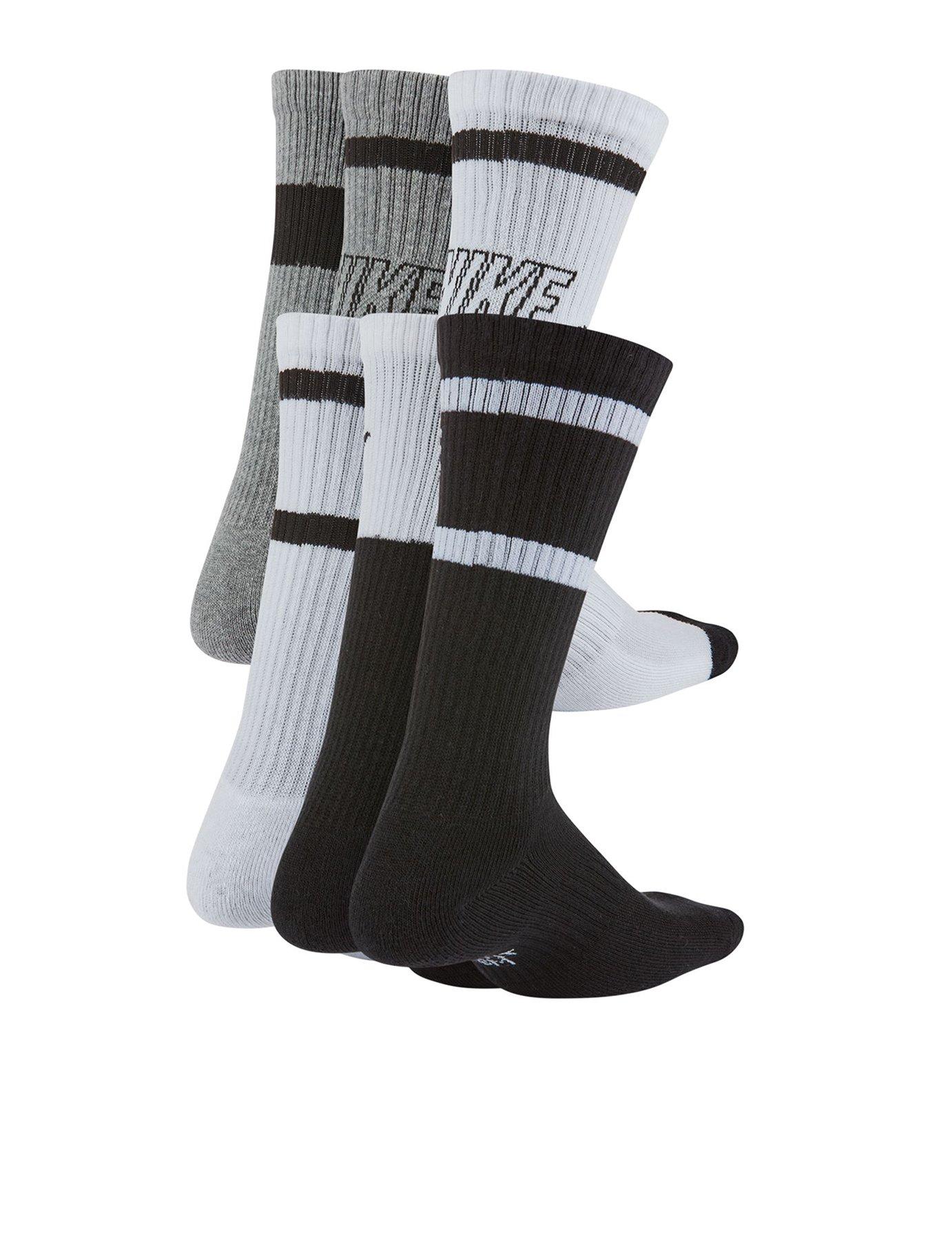Nike Kids Everyday Cushioned Crew Socks 6 Pack - White