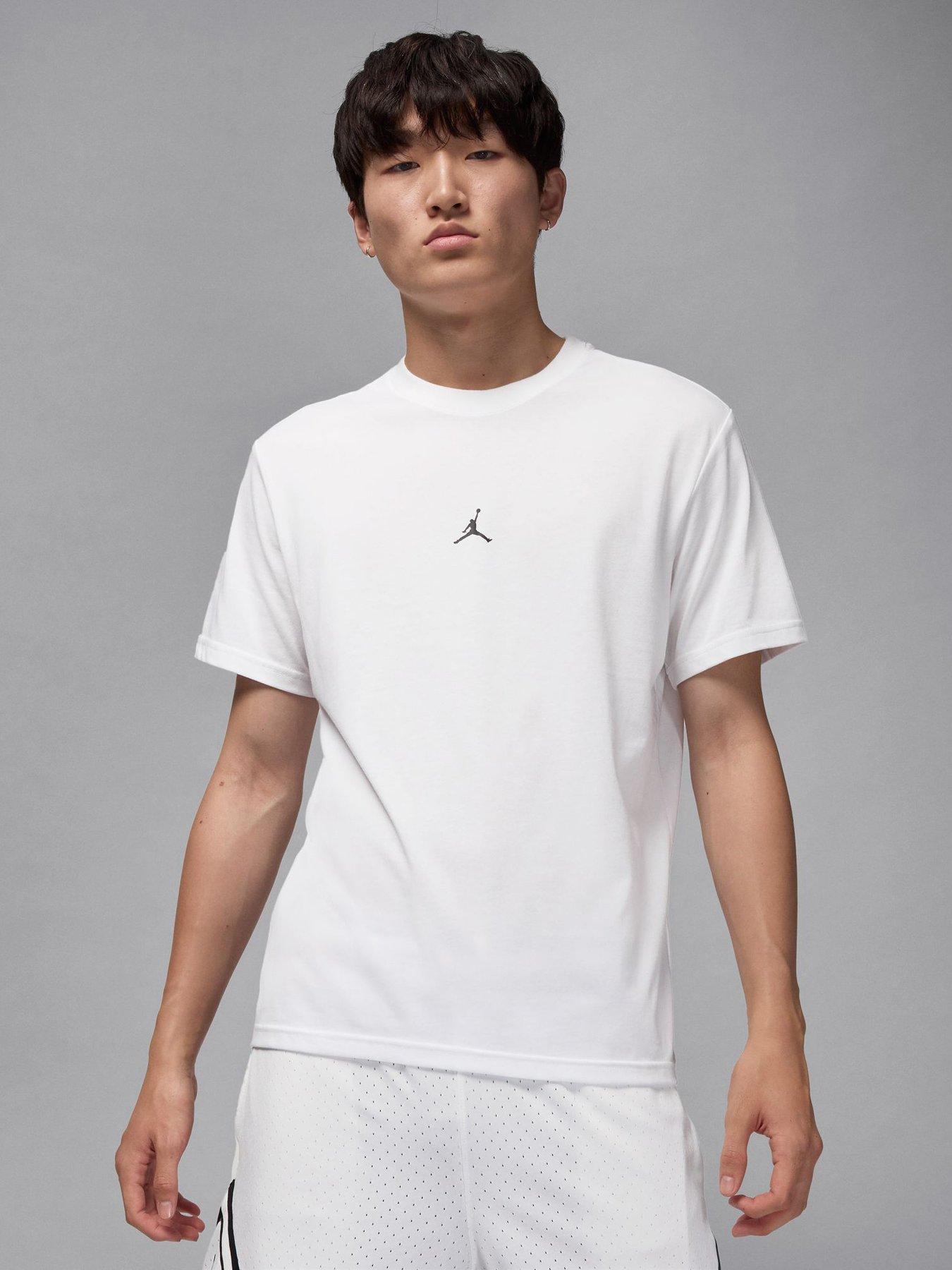 Jordan Nike Mens Dri-FIT Jumpman T-Shirt - White