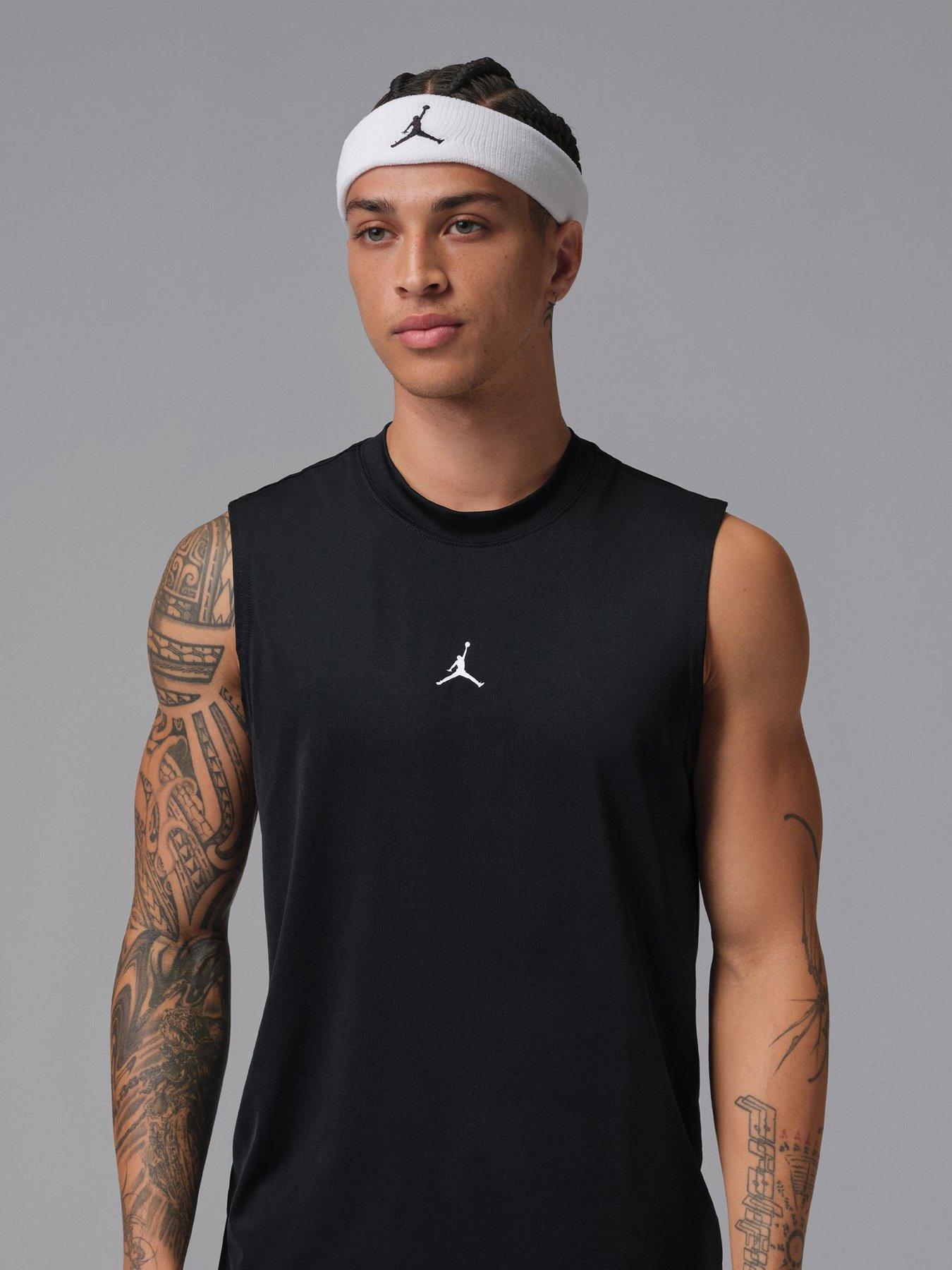 Jordan Nike Mens Dri-FIT Essential Sleeveless Top - Black
