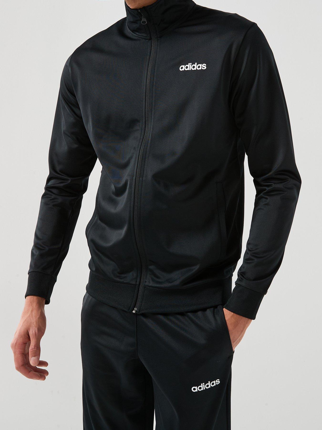 Image 4 of 6 of adidas Sportswear Men's Linear Tracksuit - Black