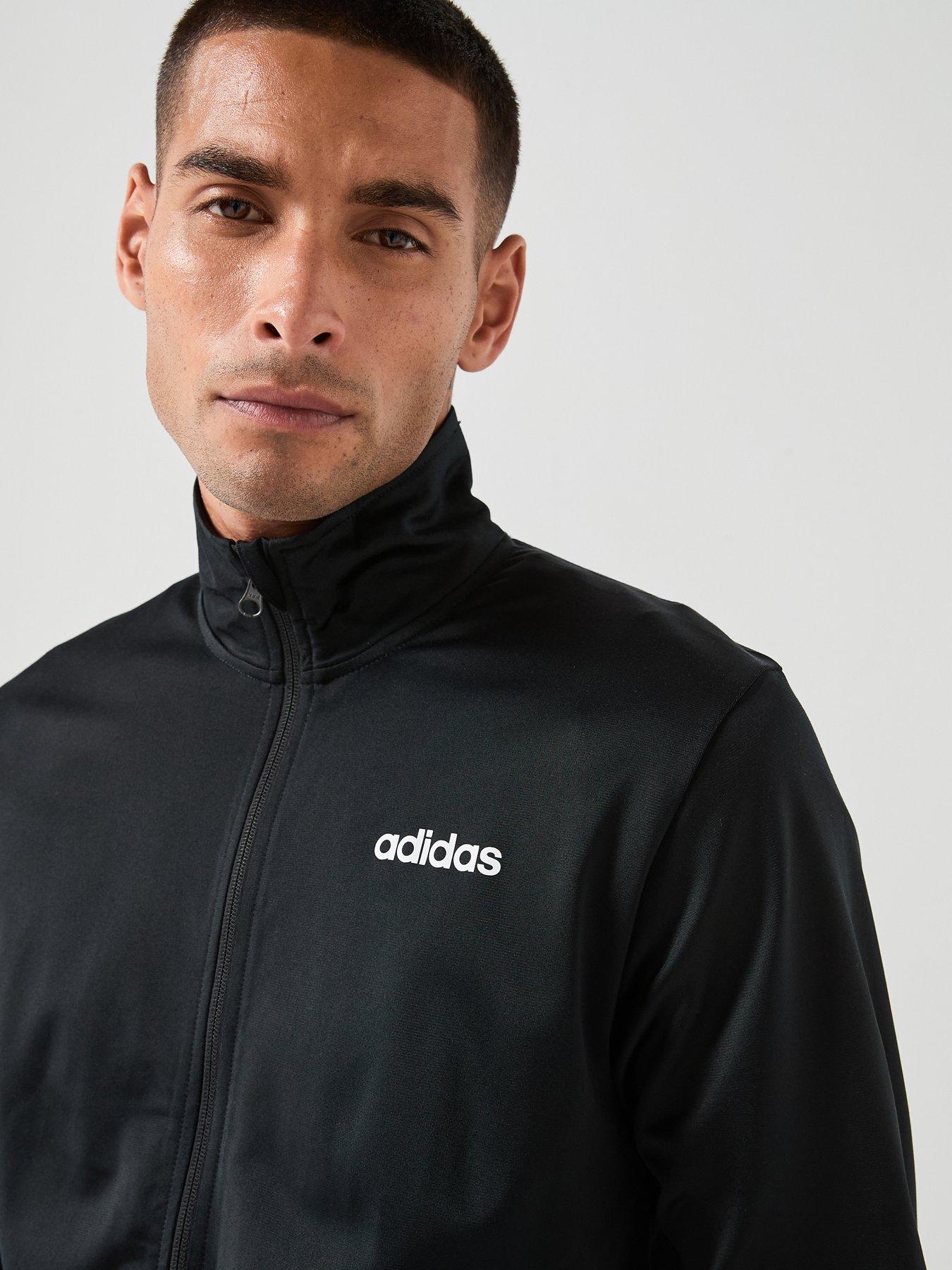 Image 6 of 6 of adidas Sportswear Men's Linear Tracksuit - Black