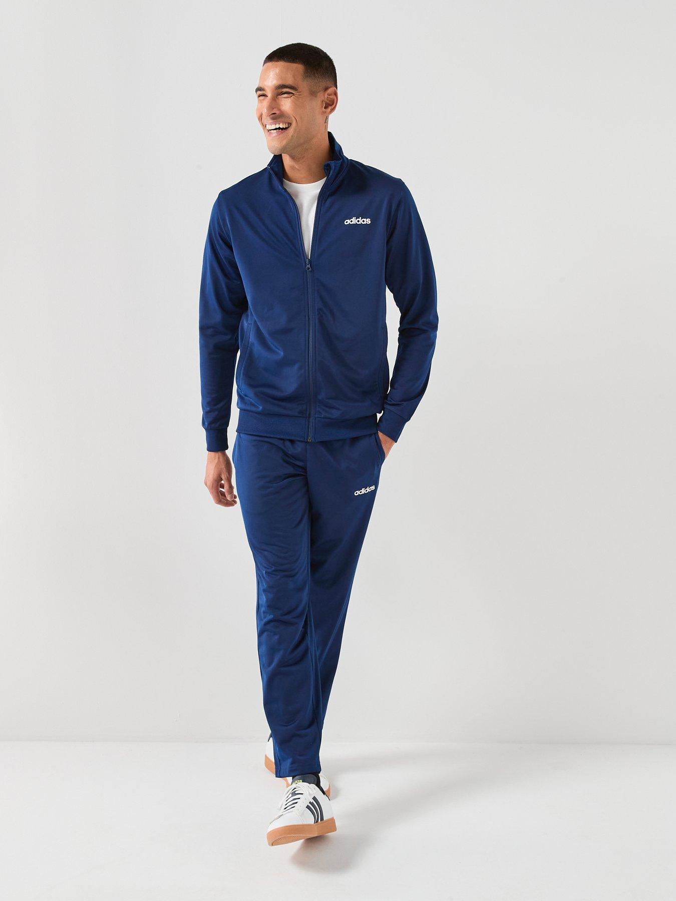 Image 3 of 6 of adidas Sportswear Men's Linear Tracksuit - Blue
