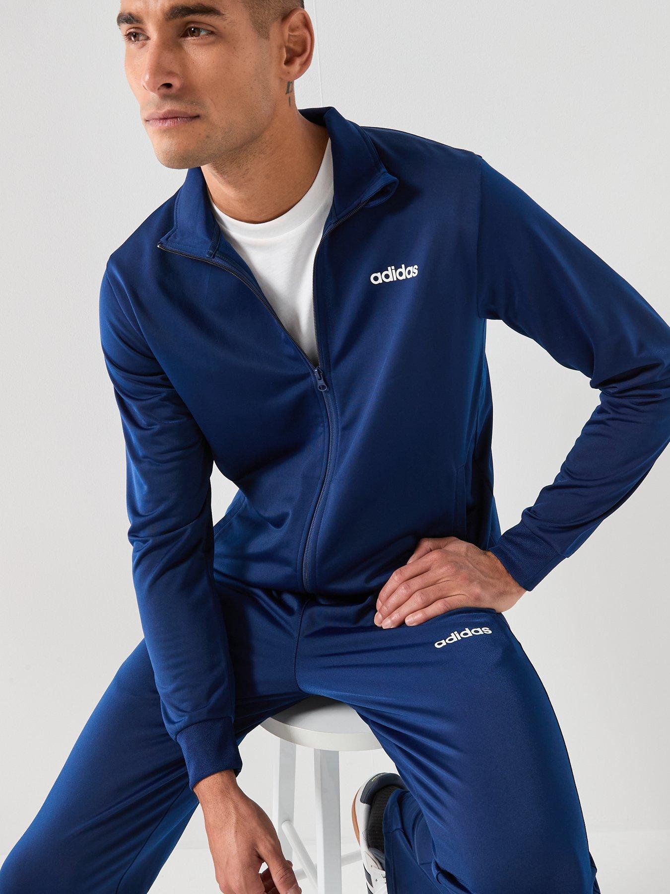 Image 6 of 6 of adidas Sportswear Men's Linear Tracksuit - Blue