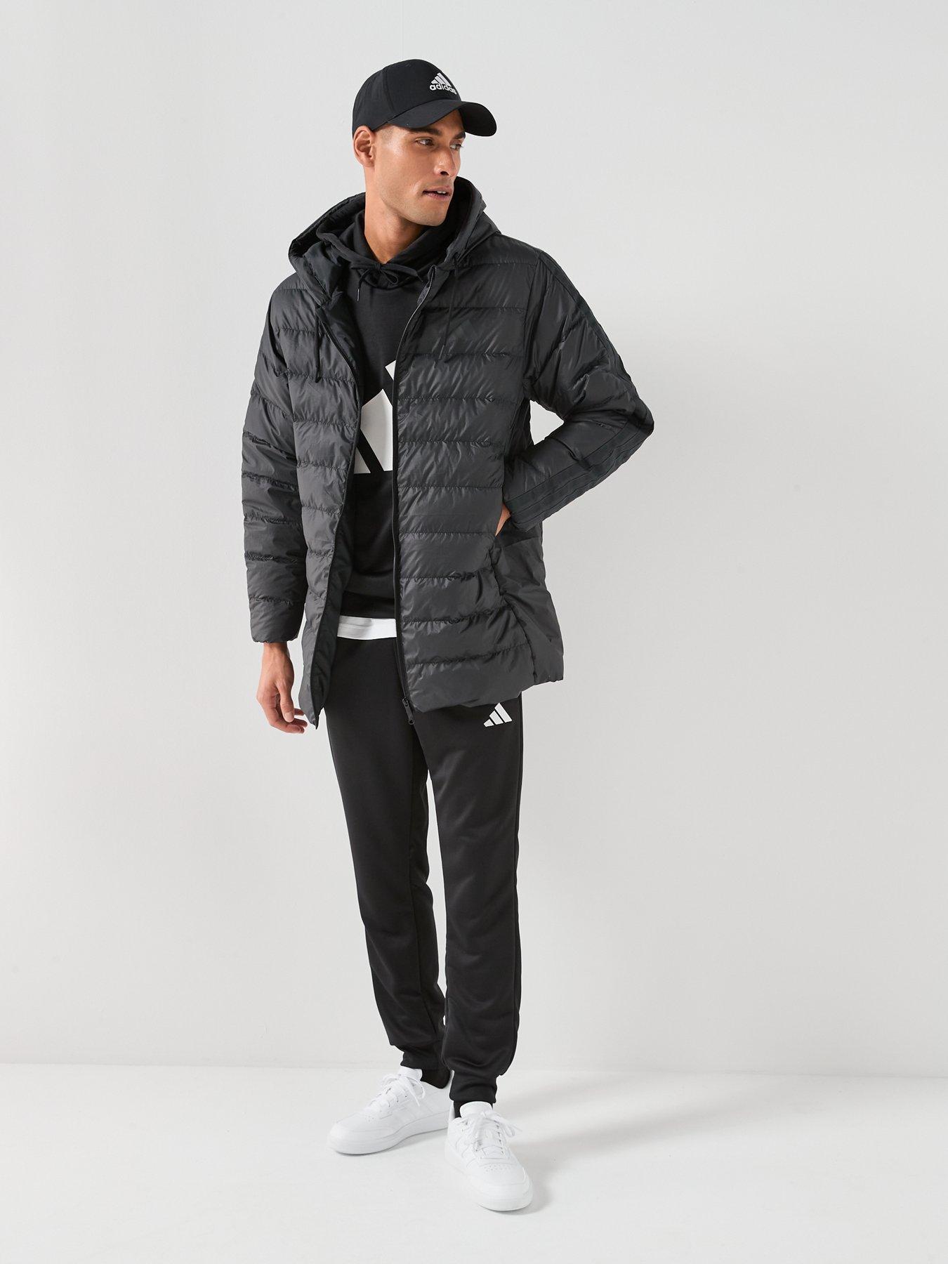 Image 3 of 5 of adidas Sportswear Men's Big Logo Hooded Tracksuits - Black